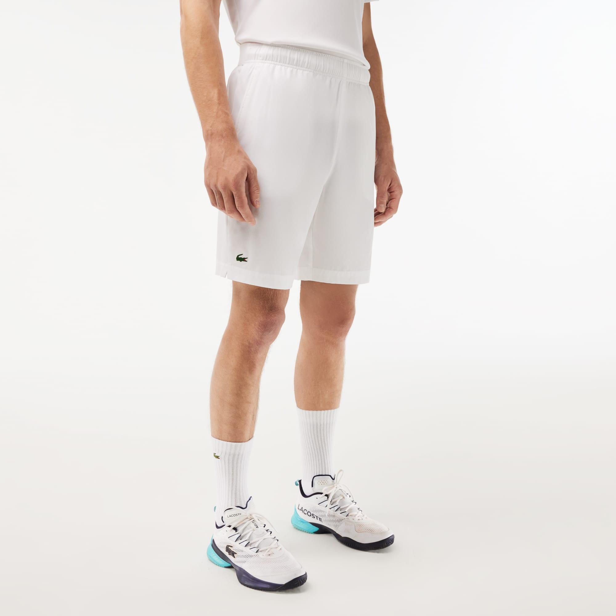 White Lacoste Shorts for Men Lyst