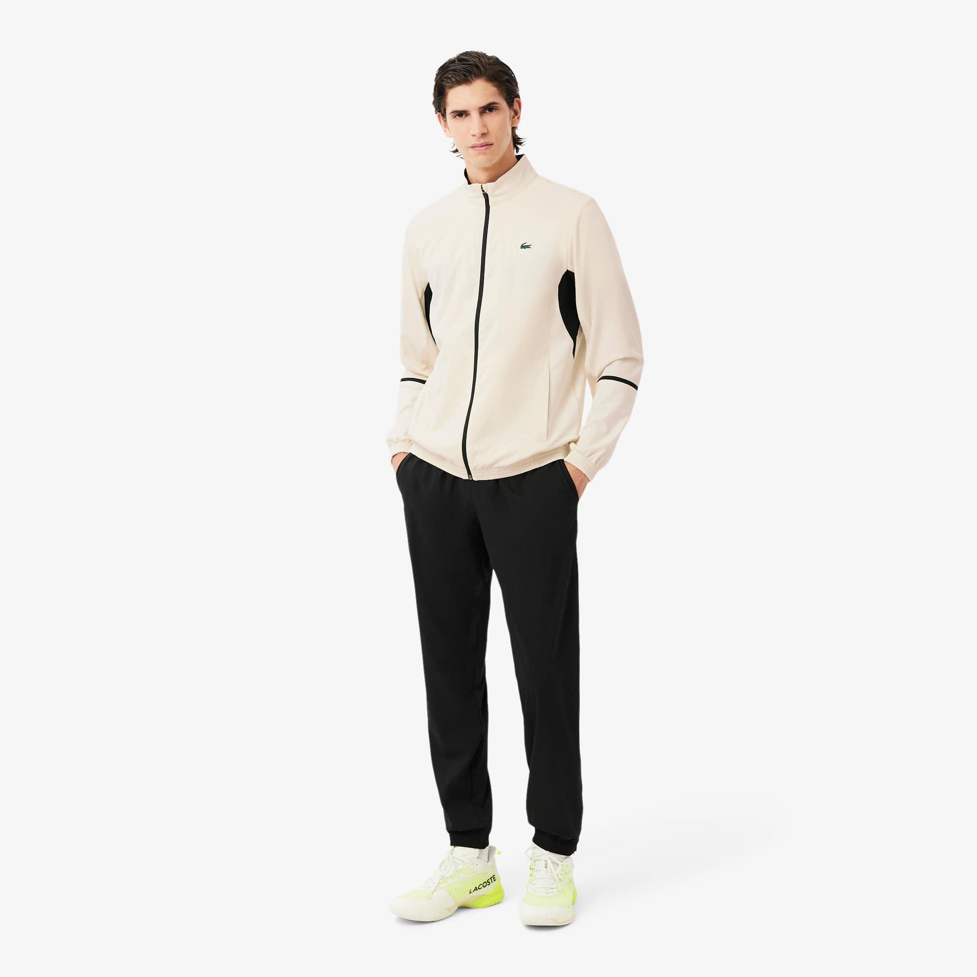 White Lacoste Velour Tracksuit Mens Lacoste Tracksuits And Sweat