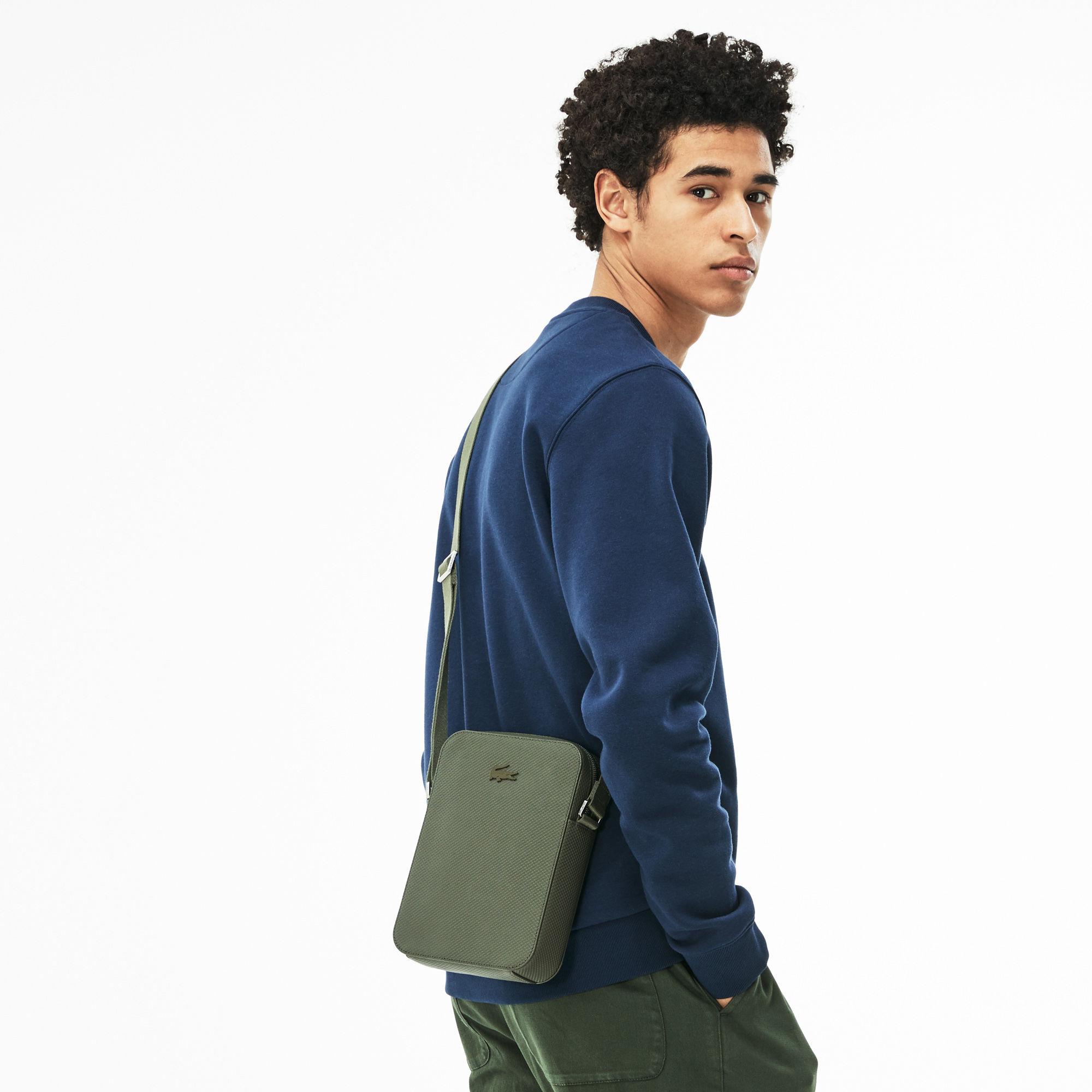 men's chantaco vertical matte piqué leather bag