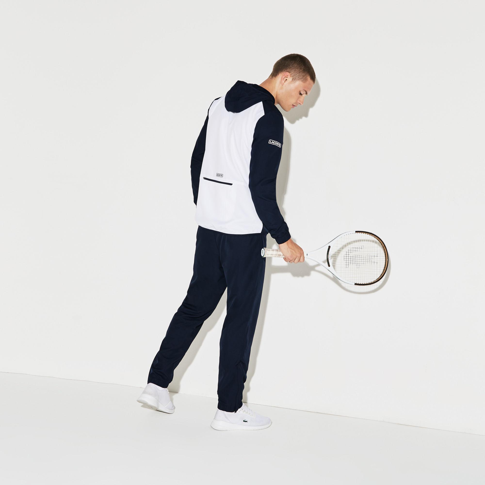 lacoste sport tennis colorblock tracksuit