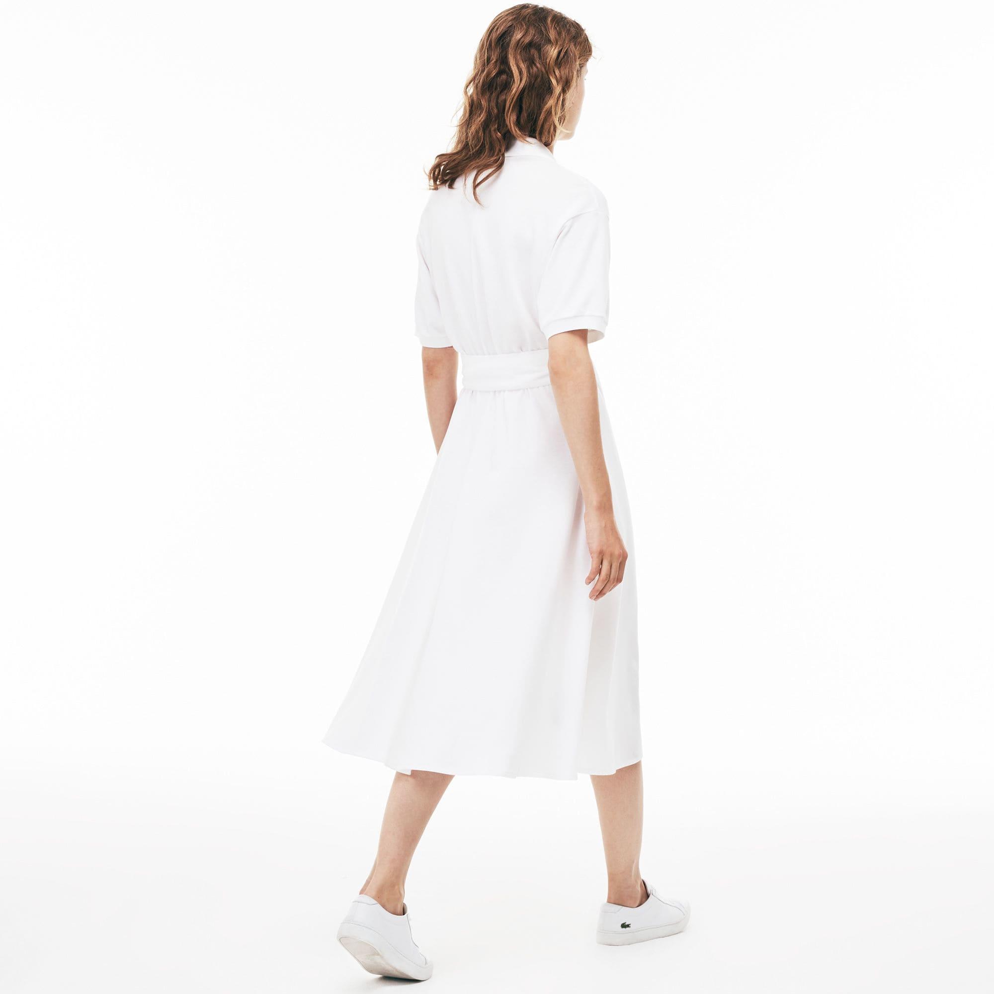 lacoste women's soft cotton polo dress