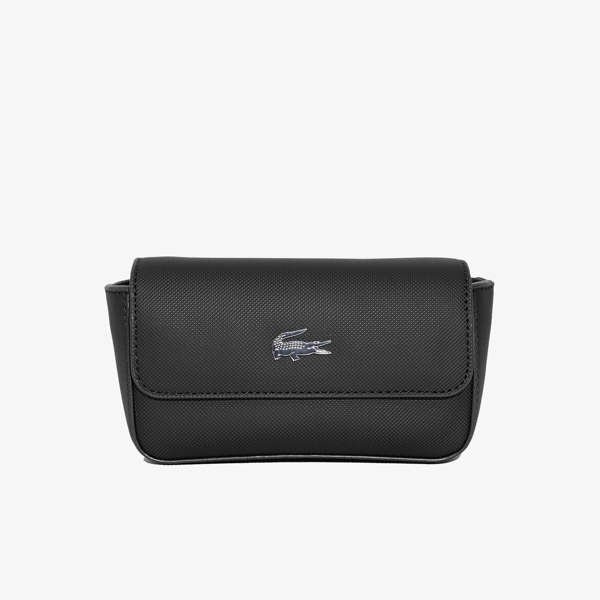 Lacoste Daily Classic Coated Canvas Fanny Pack in Black Lyst