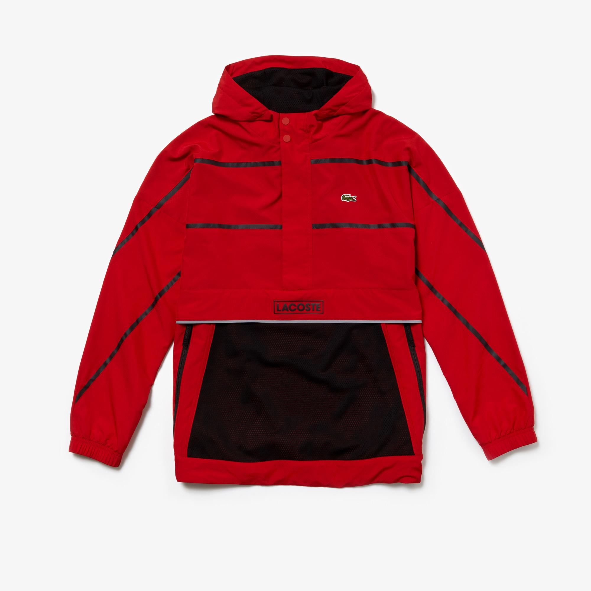 lacoste red windbreaker