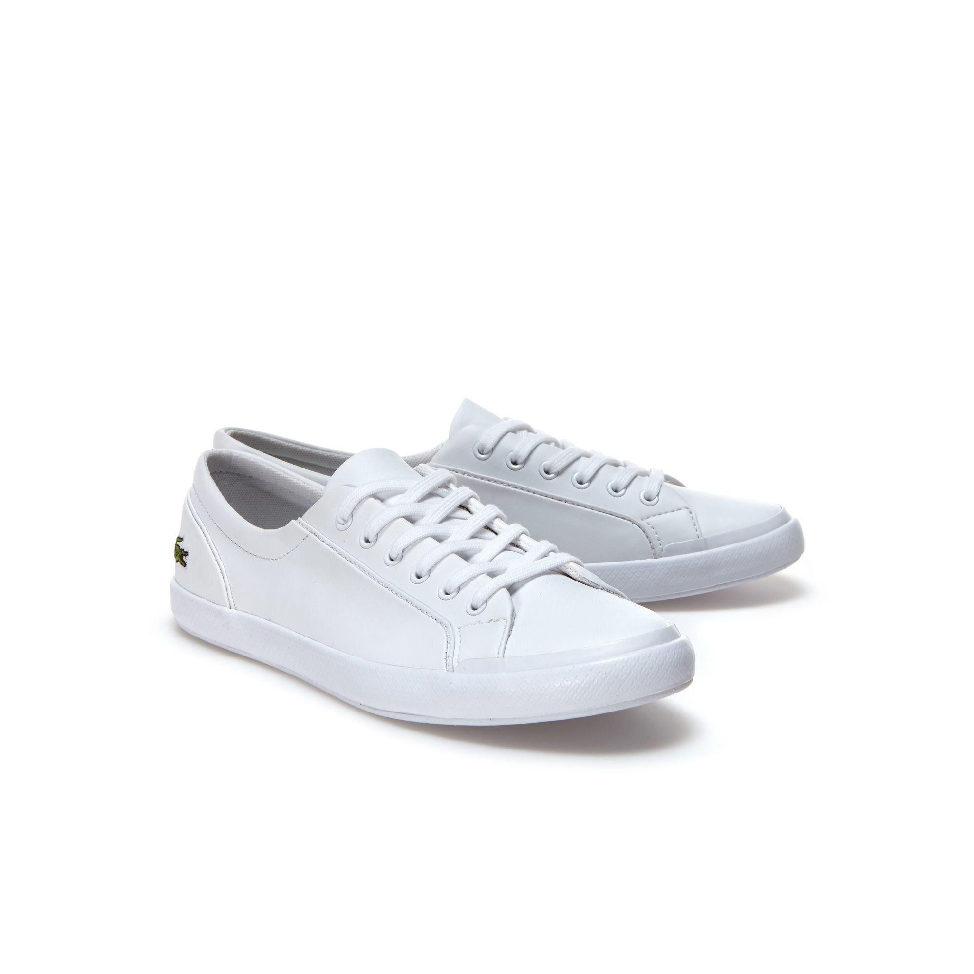 Lacoste Lancelle Bl Leather Sneakers in White - Lyst