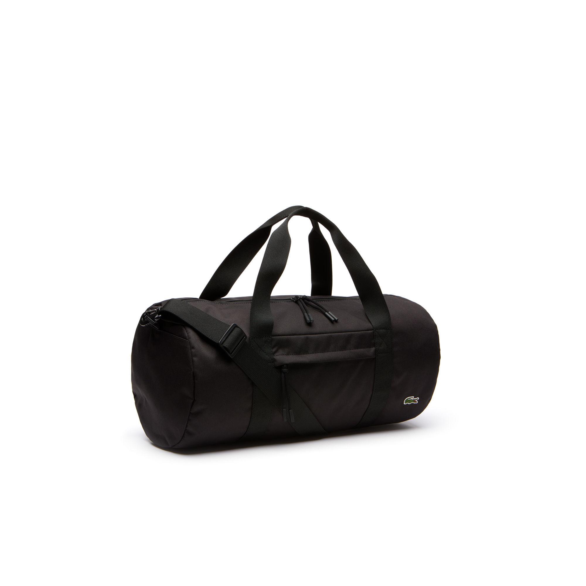 Lacoste Canvas Neocroc Roll Bag in Black for Men Lyst