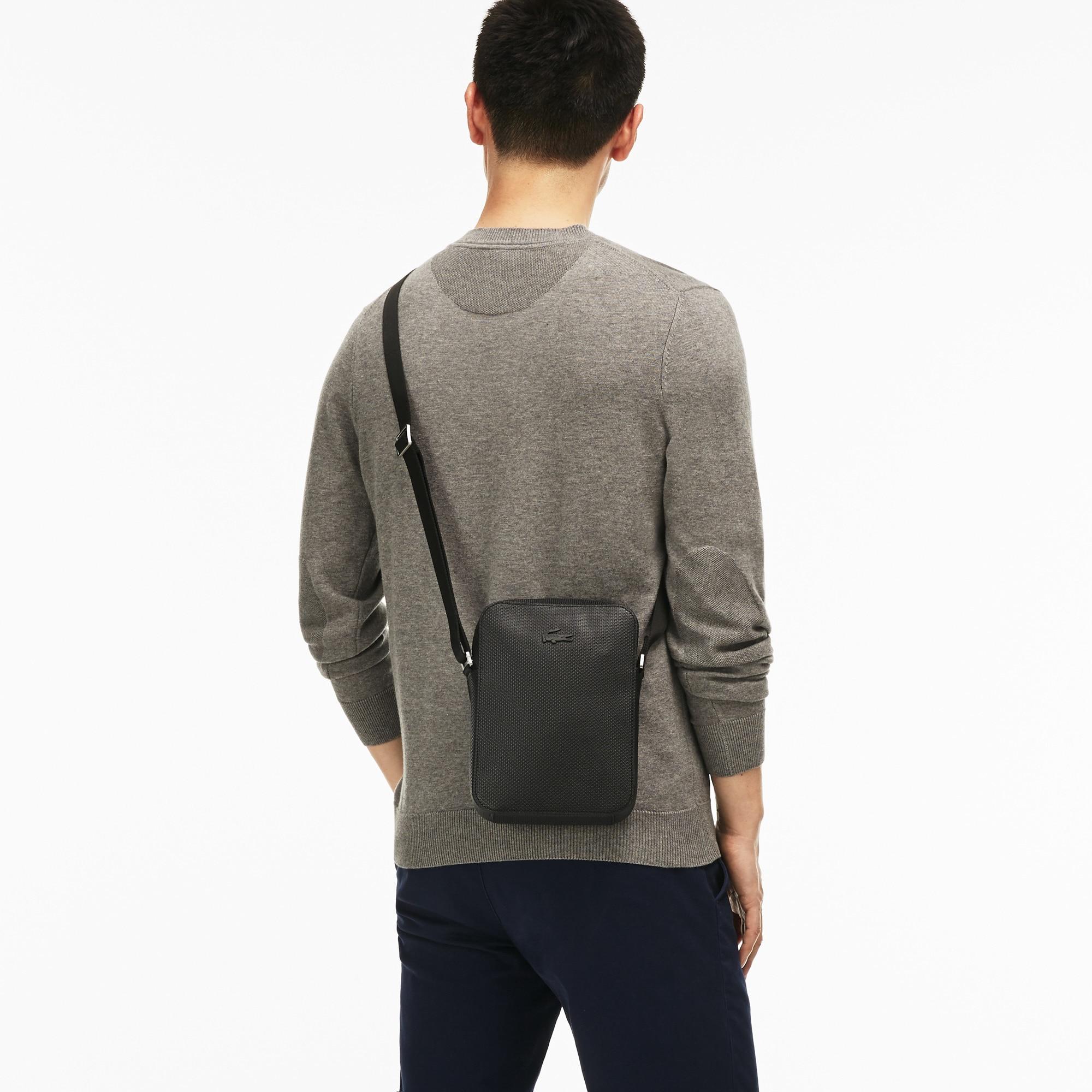 men's chantaco vertical matte piqué leather bag