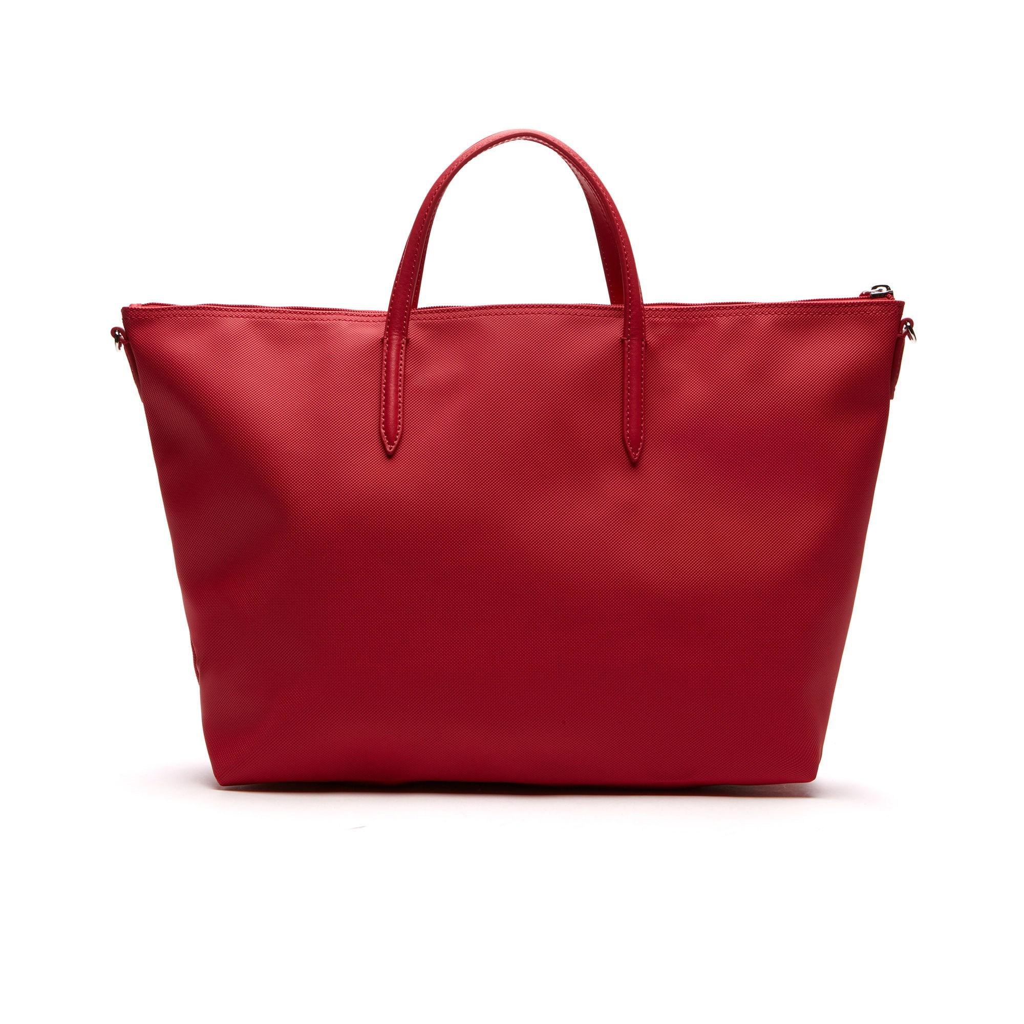 Lacoste L.12.12 Concept Dual Carry Zip Tote Bag in Red Lyst