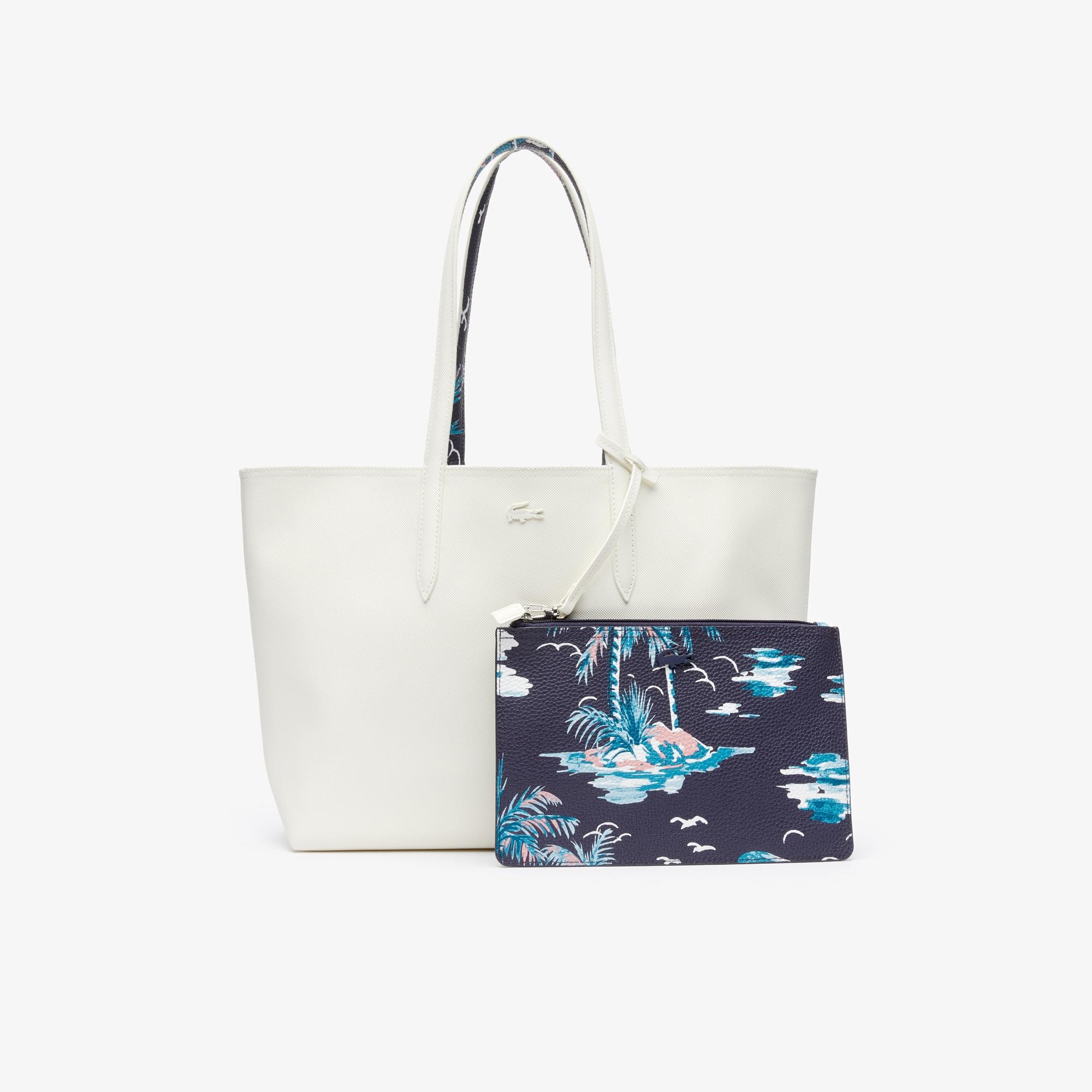lacoste anna reversible tote bag