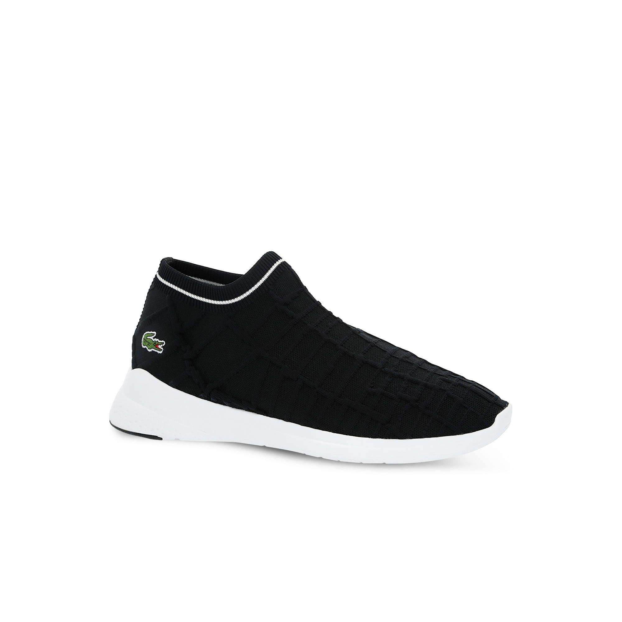 men's lt fit sock trainers with green croc