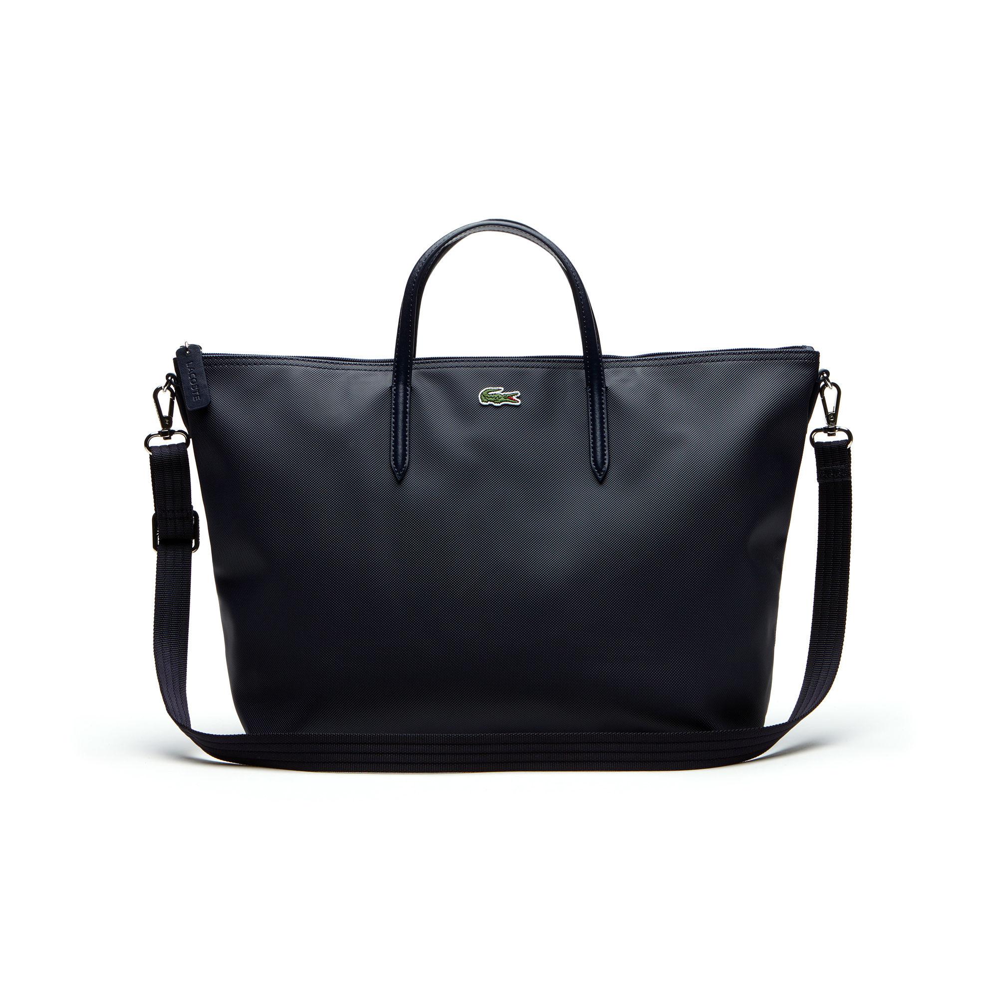 Lacoste L.12.12 Concept Dual Carry Zip Tote Bag in Black Lyst