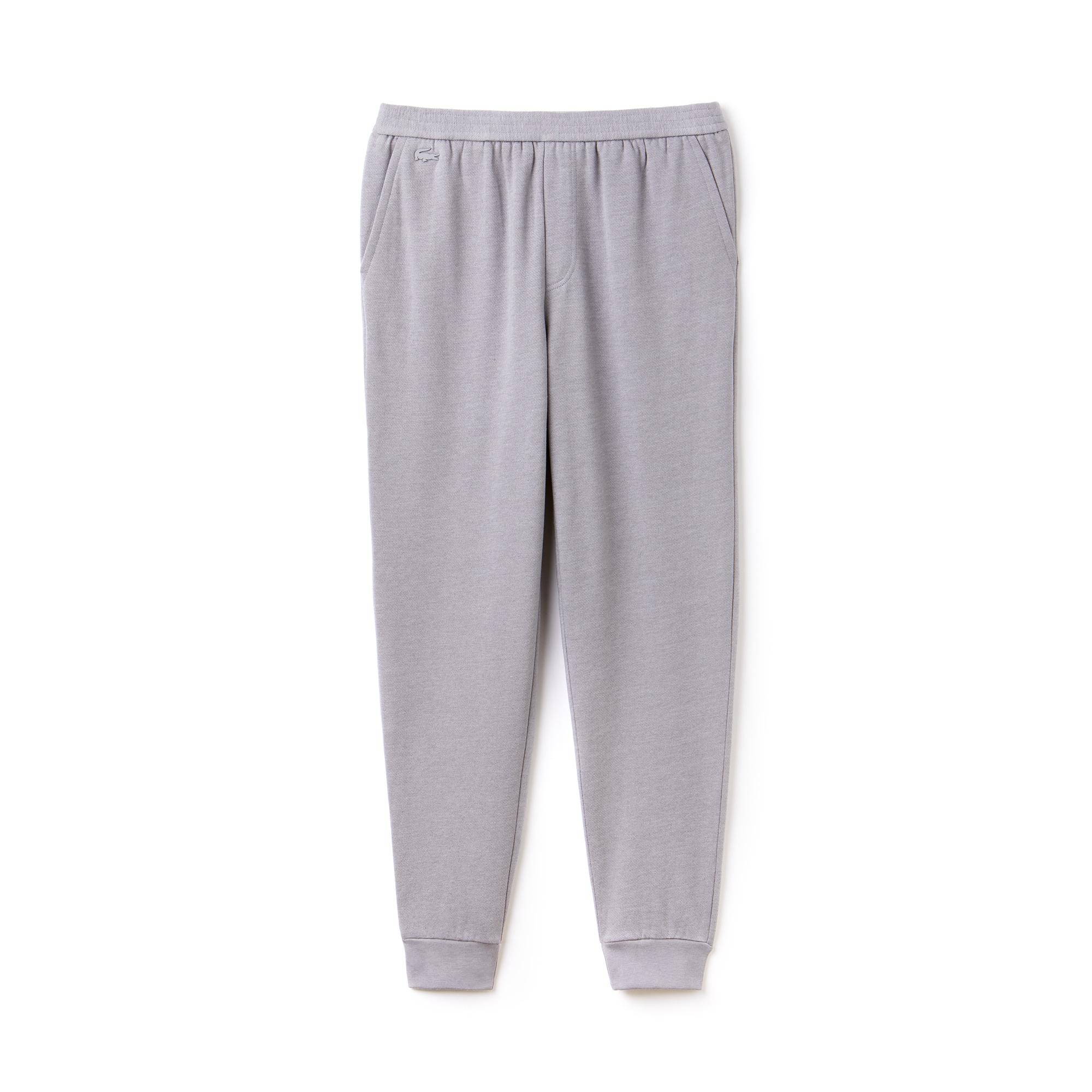 Lacoste Motion Cotton And Wool Fleece Sweatpants in Grey (Gray) for Men ...