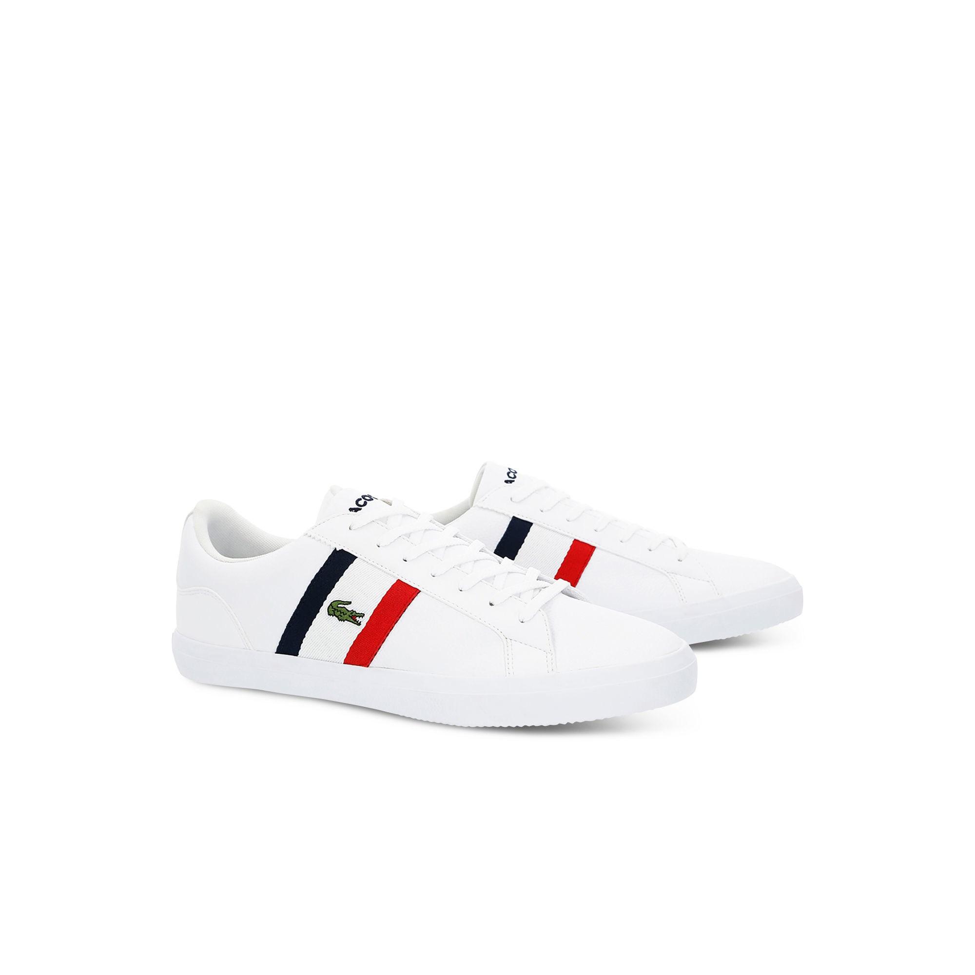 Lacoste Lerond Tumbled Leather Sneakers 
