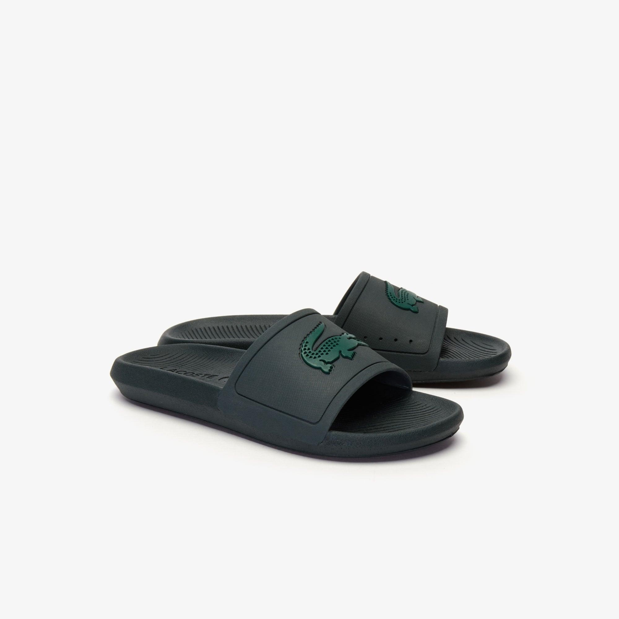 lacoste rubber slides