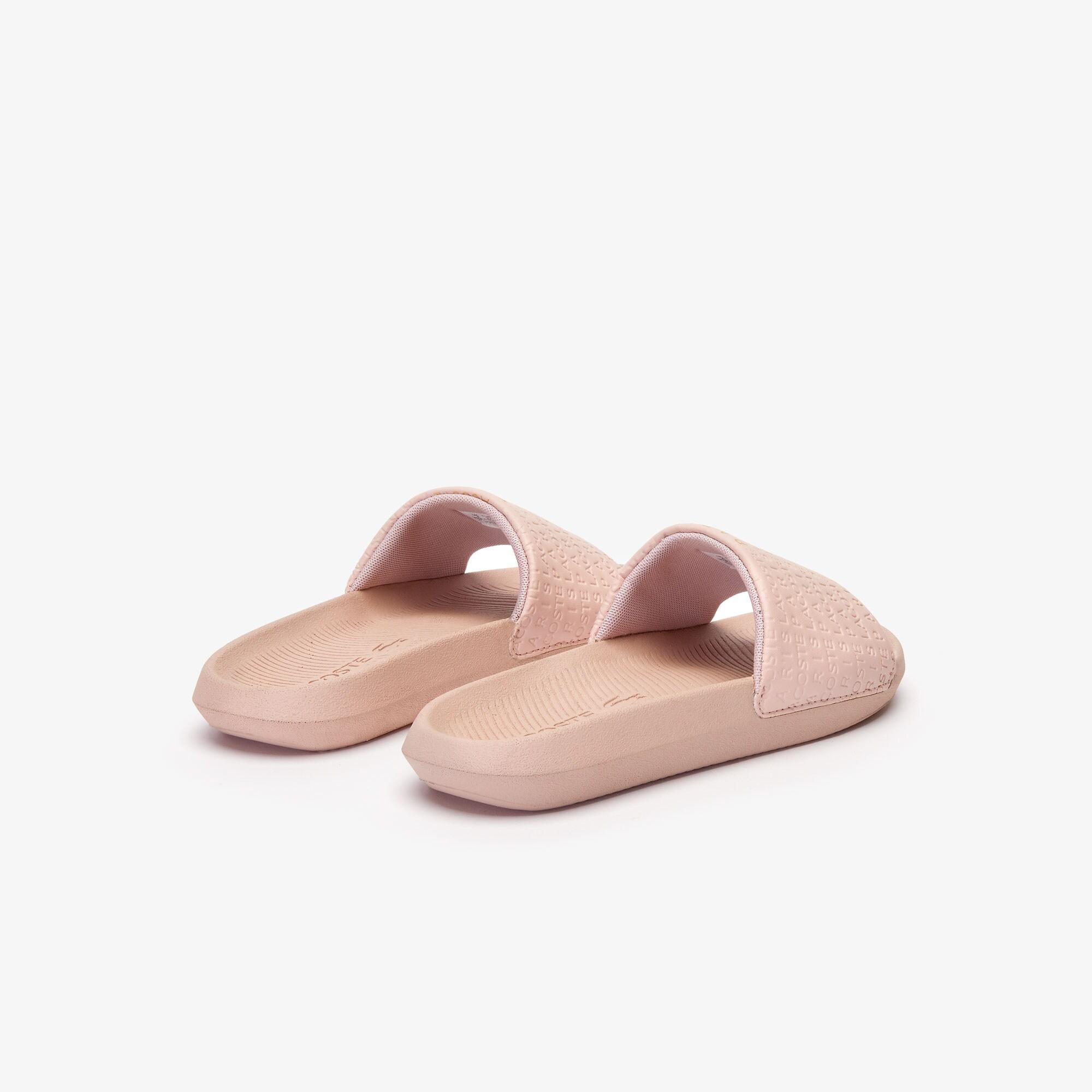lacoste pink slides