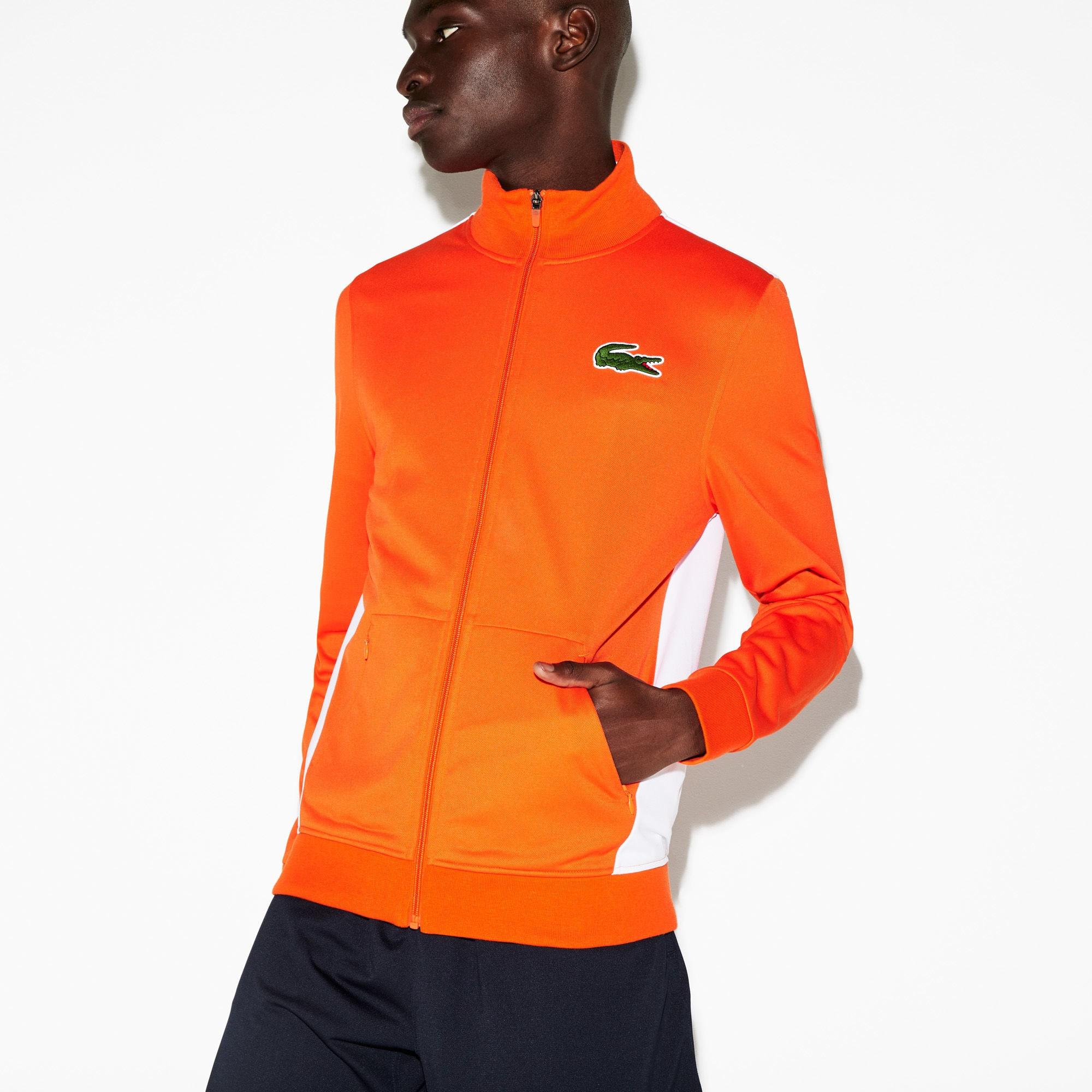 Lacoste Sport Miami Open Edition Jacket in Orange / White (Orange) for ...