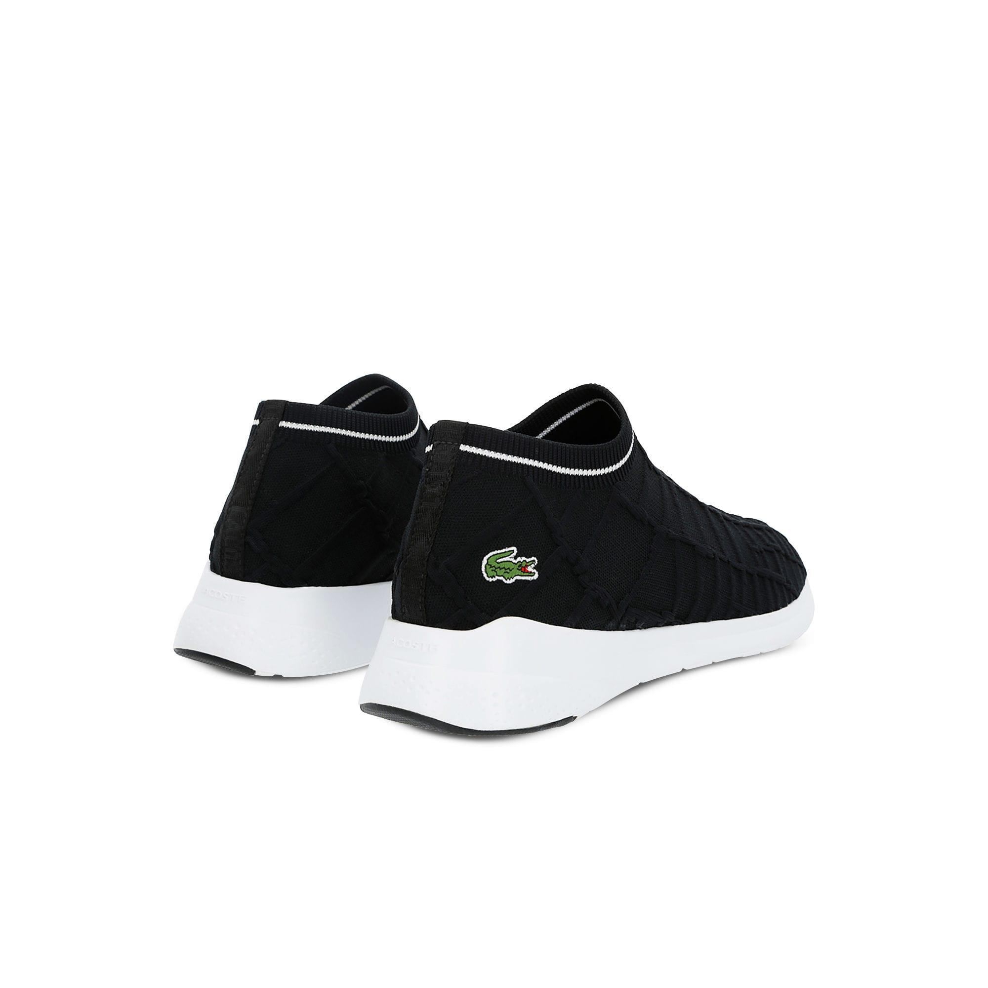 men's lt fit sock trainers with green croc