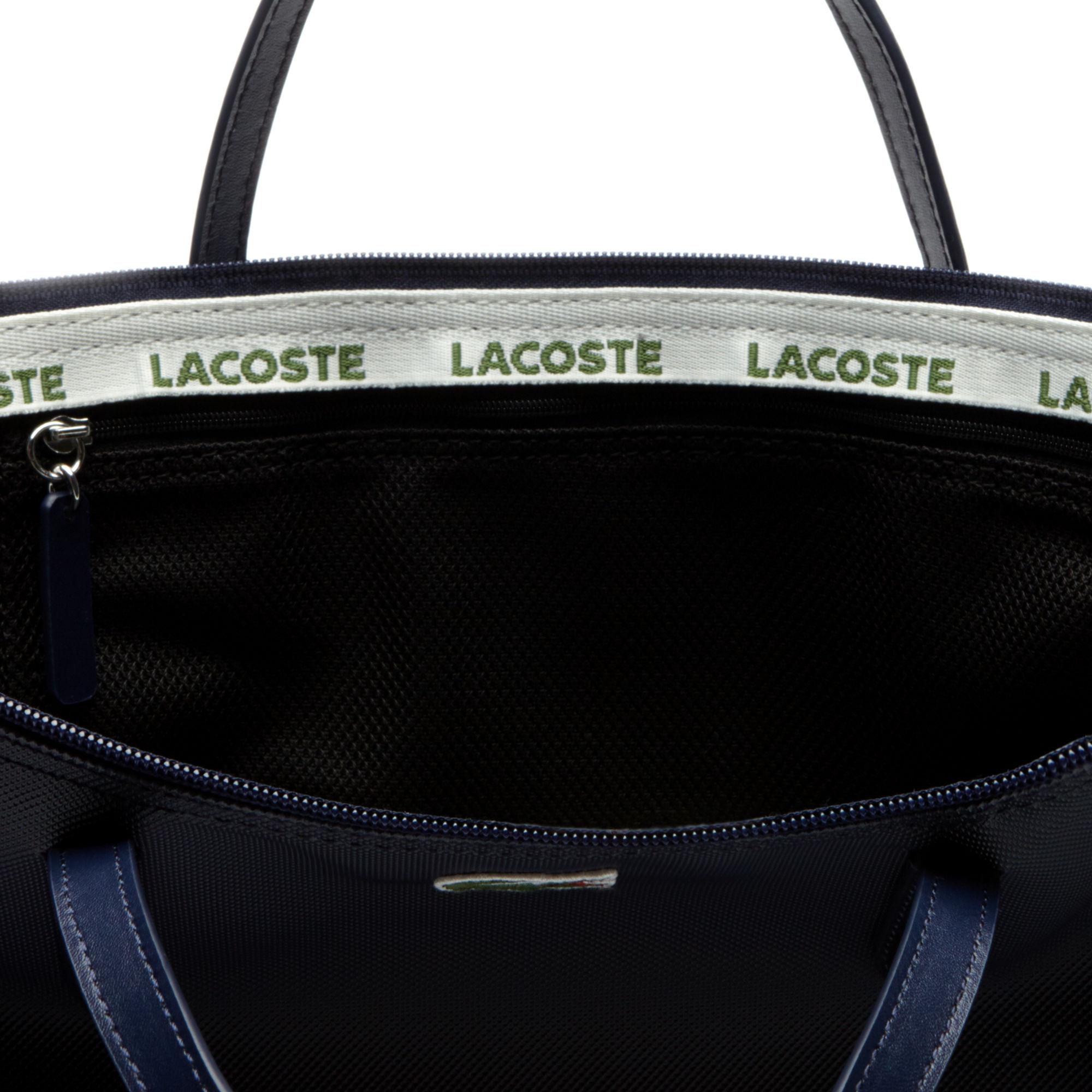 lacoste tote bag gold