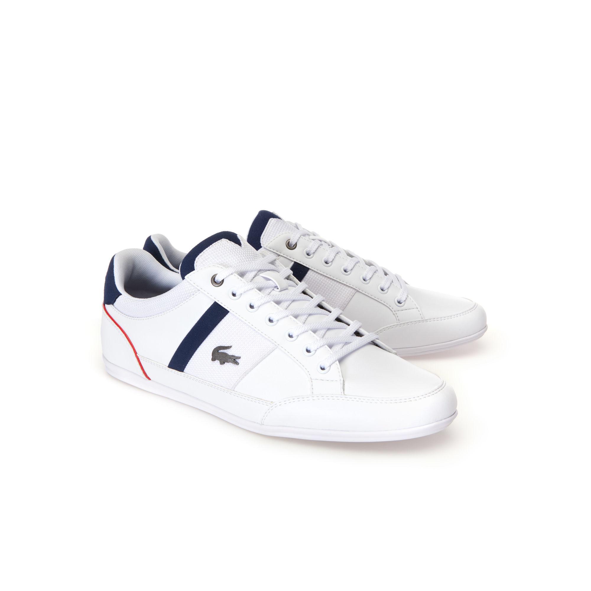 men's chaymon embossed leather trainers