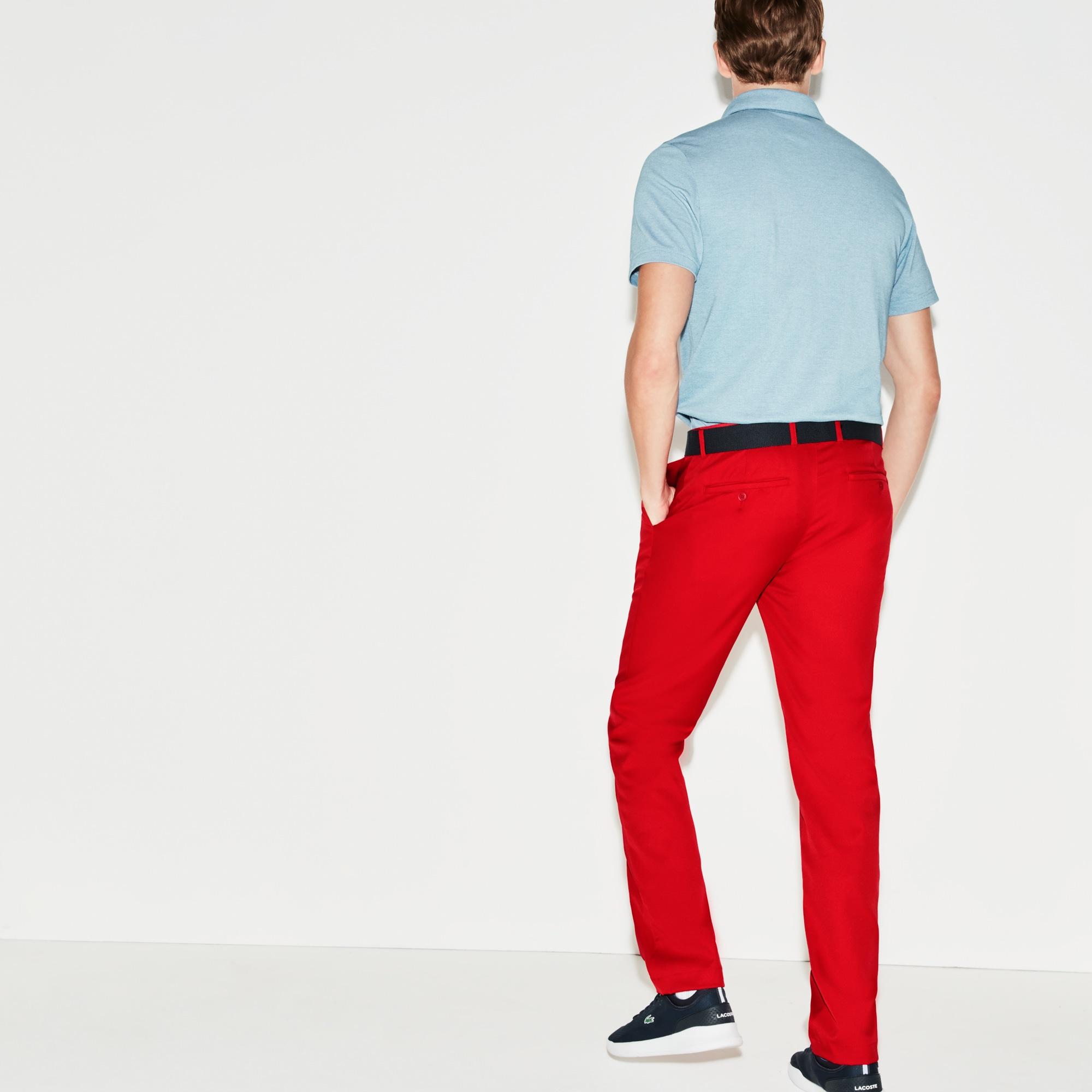 Lacoste Sport Technical Golf Pants in Red for Men Lyst