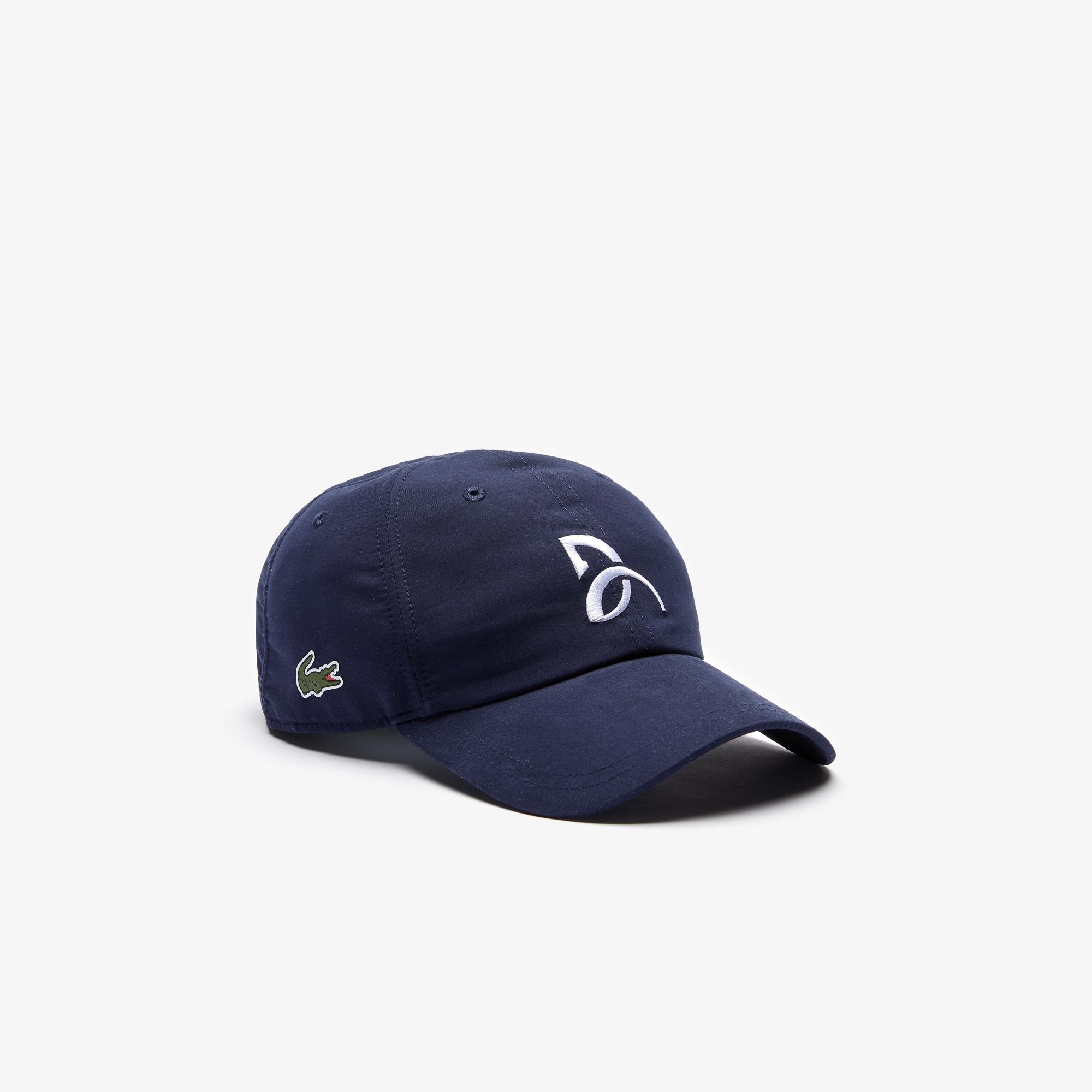 Lacoste Sport X Novak Djokovic Cap With Embroidered Signature in Navy Blue,White (Blue) for Men 