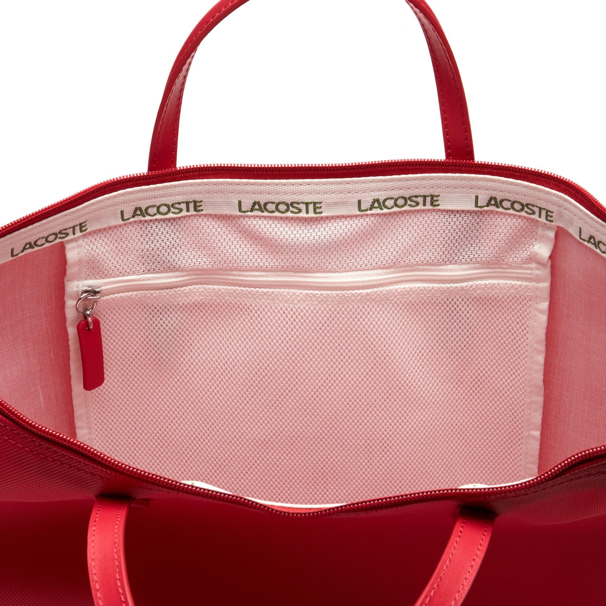 Lacoste L.12.12 Concept Dual Carry Zip Tote Bag in Red Lyst
