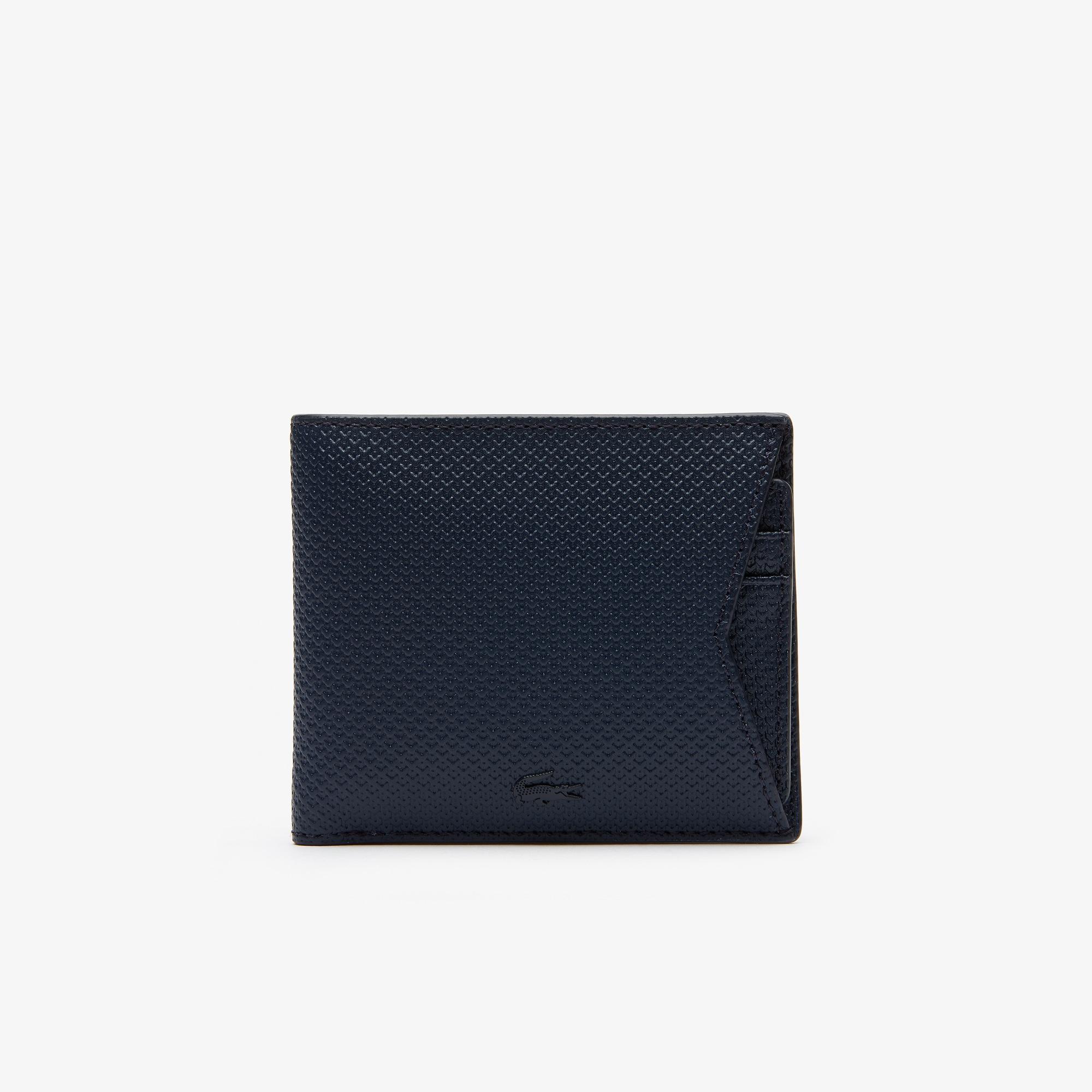 Lacoste Chantaco Leather 8 Card Holder And Wallet in Blue for Men - Save 52% - Lyst