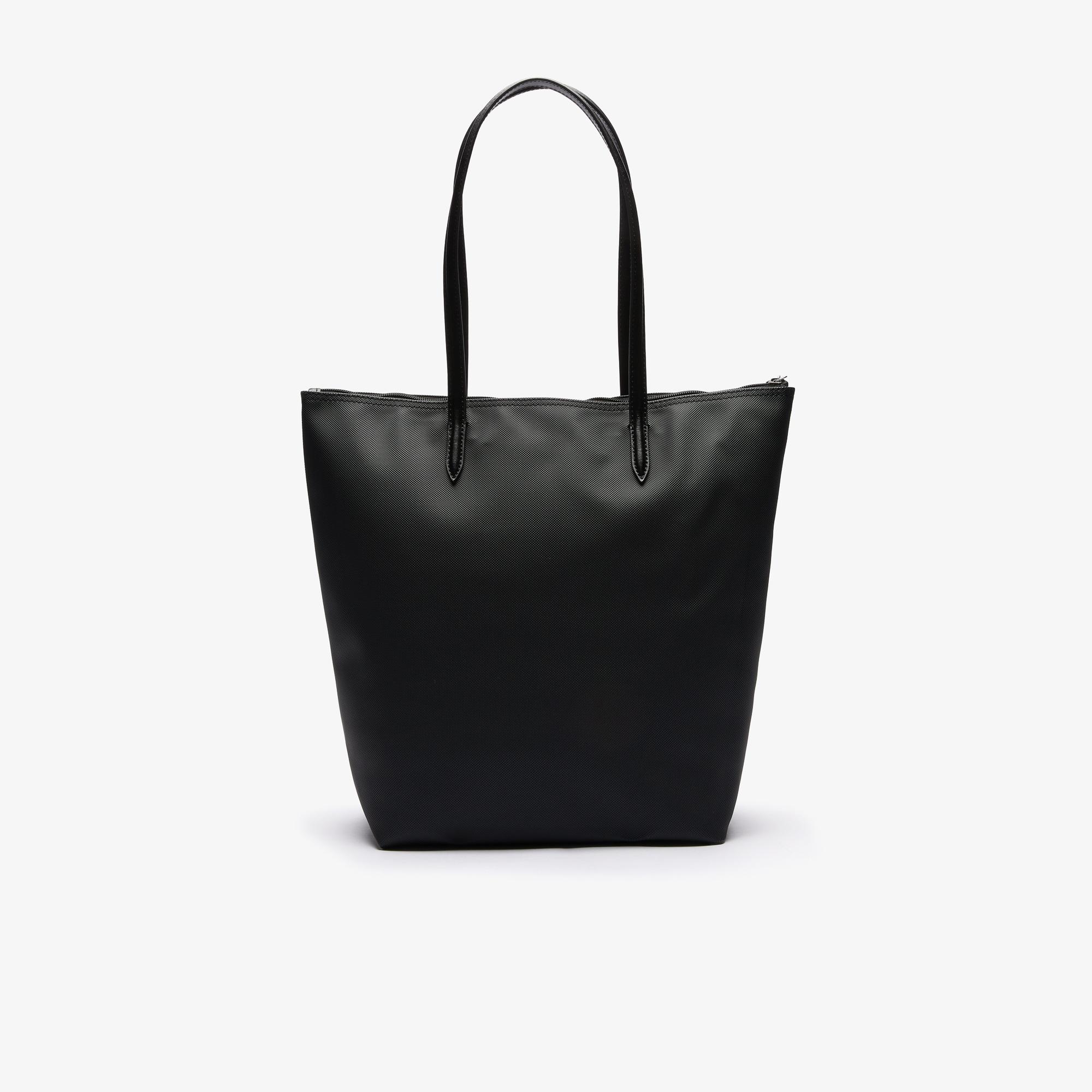 lacoste black tote bag