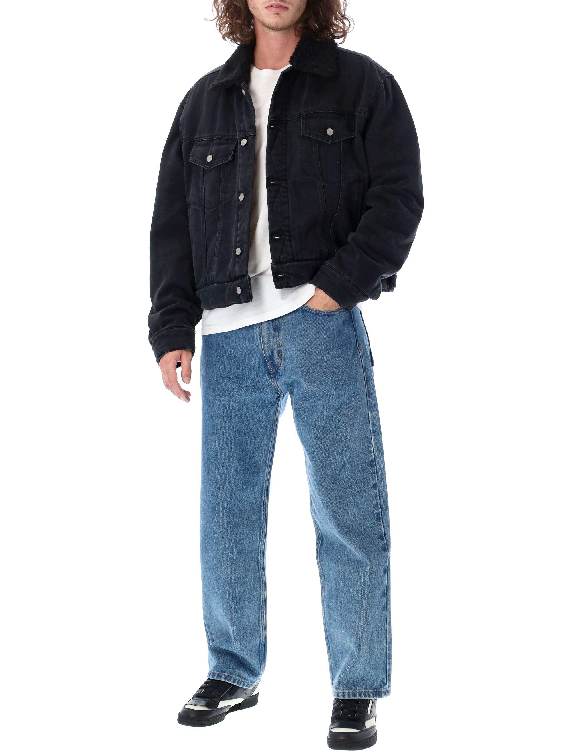Maison Margiela denim jacket black | bihareducationaltrust.com