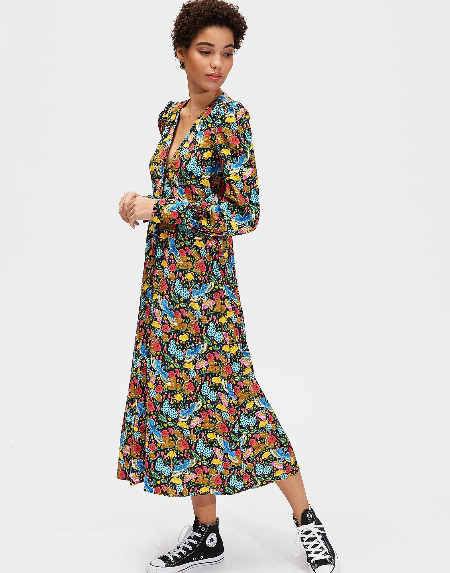 La Double J Smokin'hot Dress Colombo Piccolo In Sablé Satin Lyst