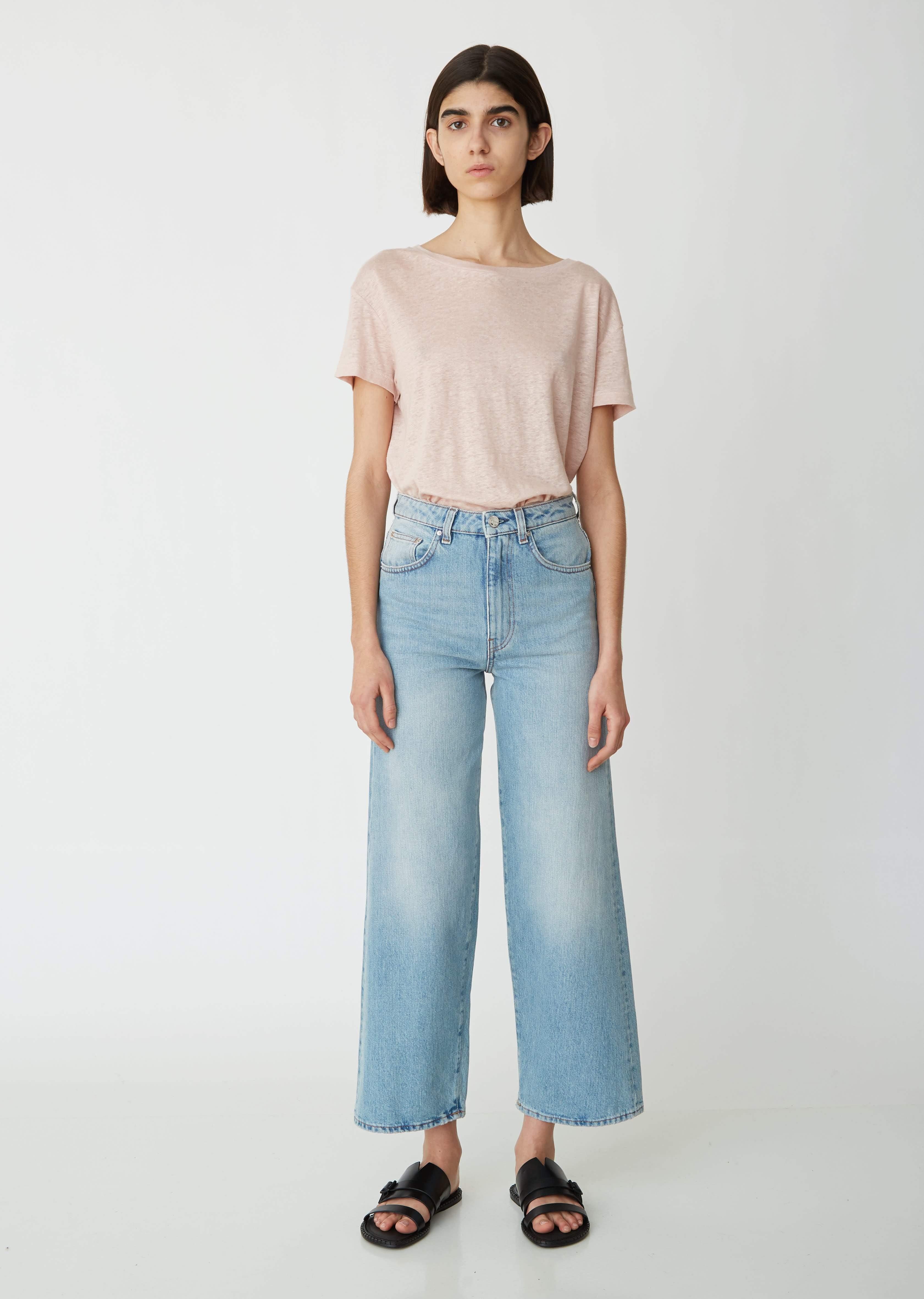 toteme flare denim
