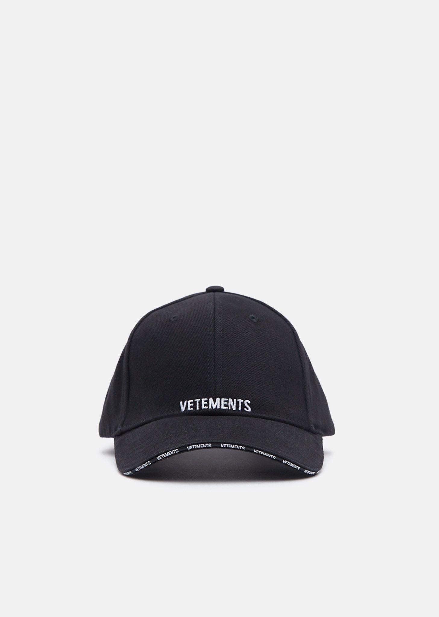 Vetements Cotton Cap in Black for Men 