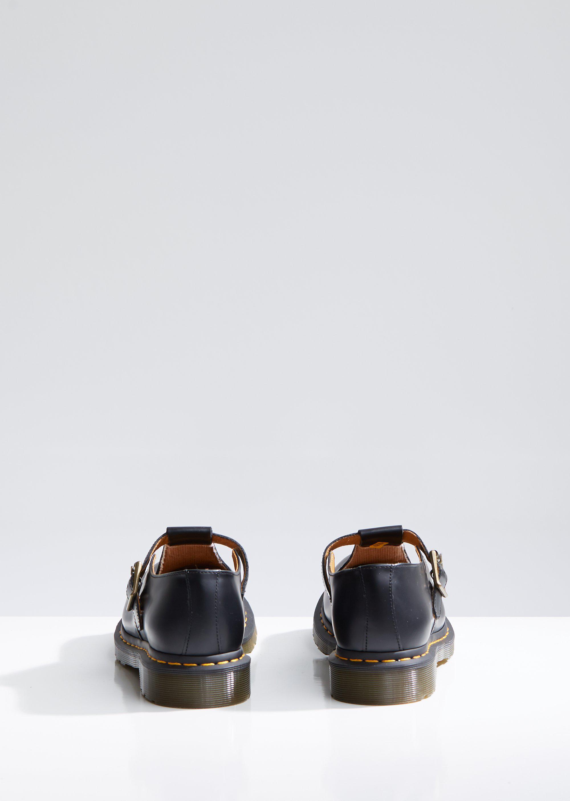 Dr. Martens Polley T Bar Mary Janes in Black | Lyst