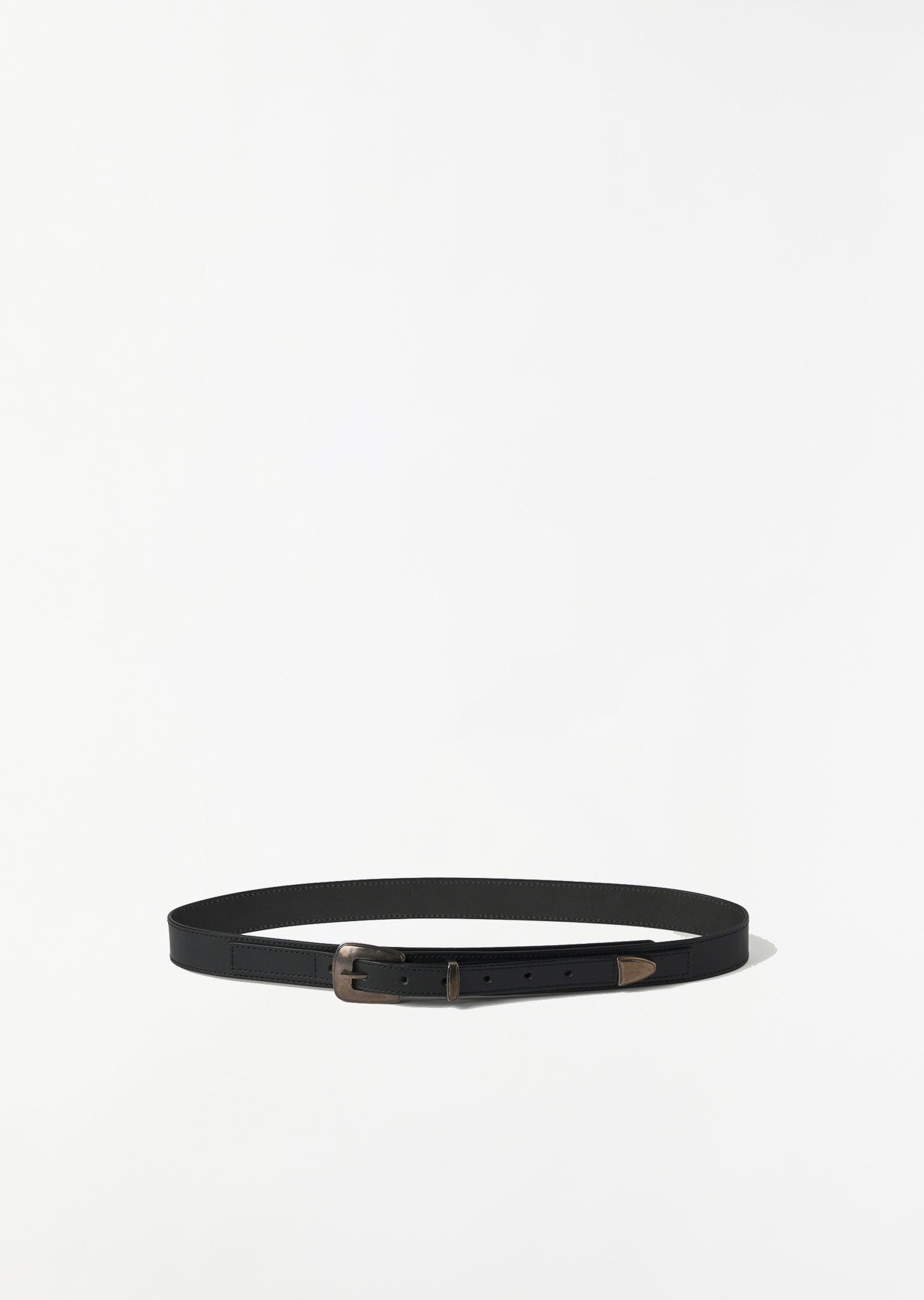 Lemaire Minimal Western Belt in White | Lyst