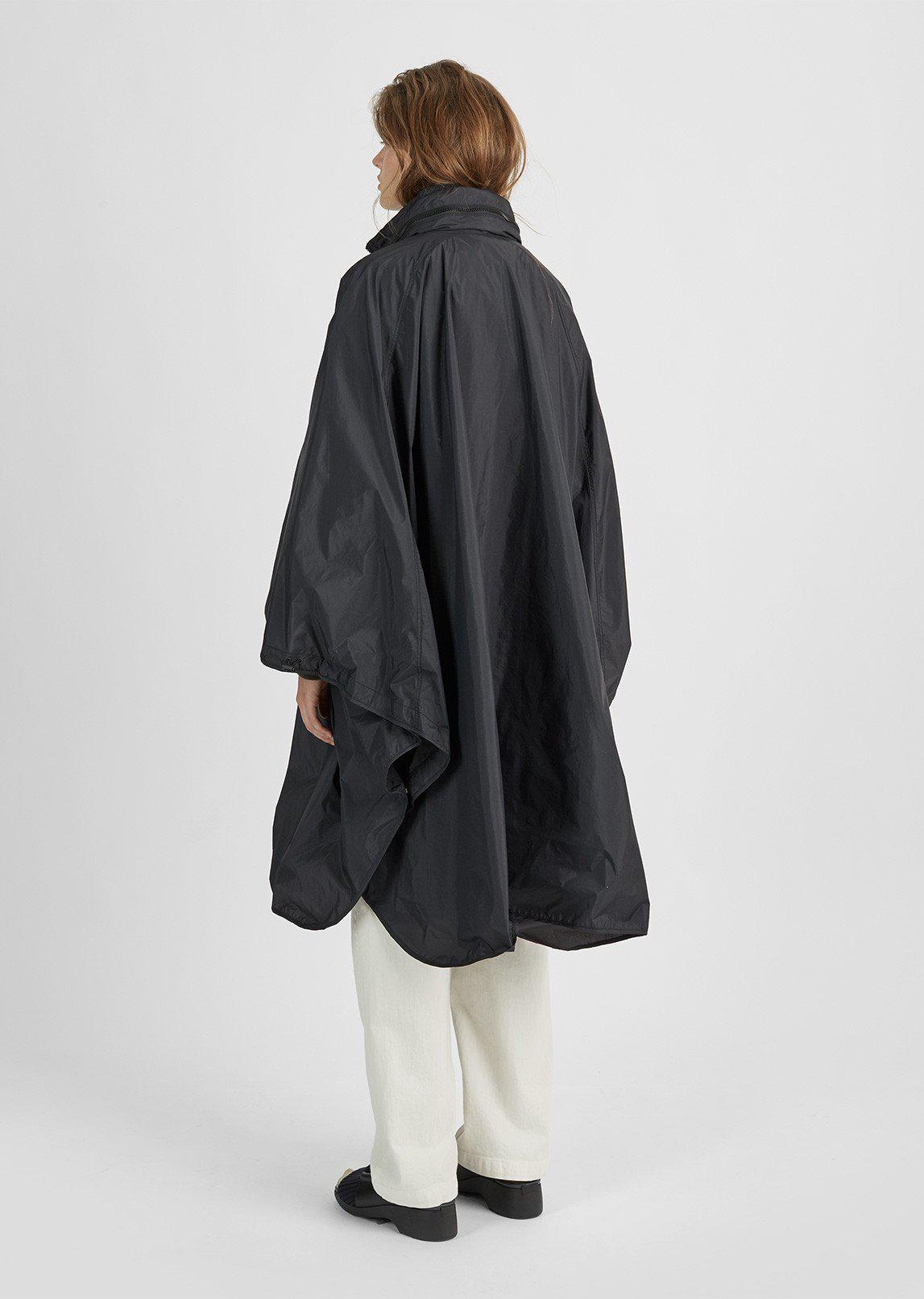 Étoile Isabel Marant Synthetic Christo Hooded Rain Cape in Black - Lyst