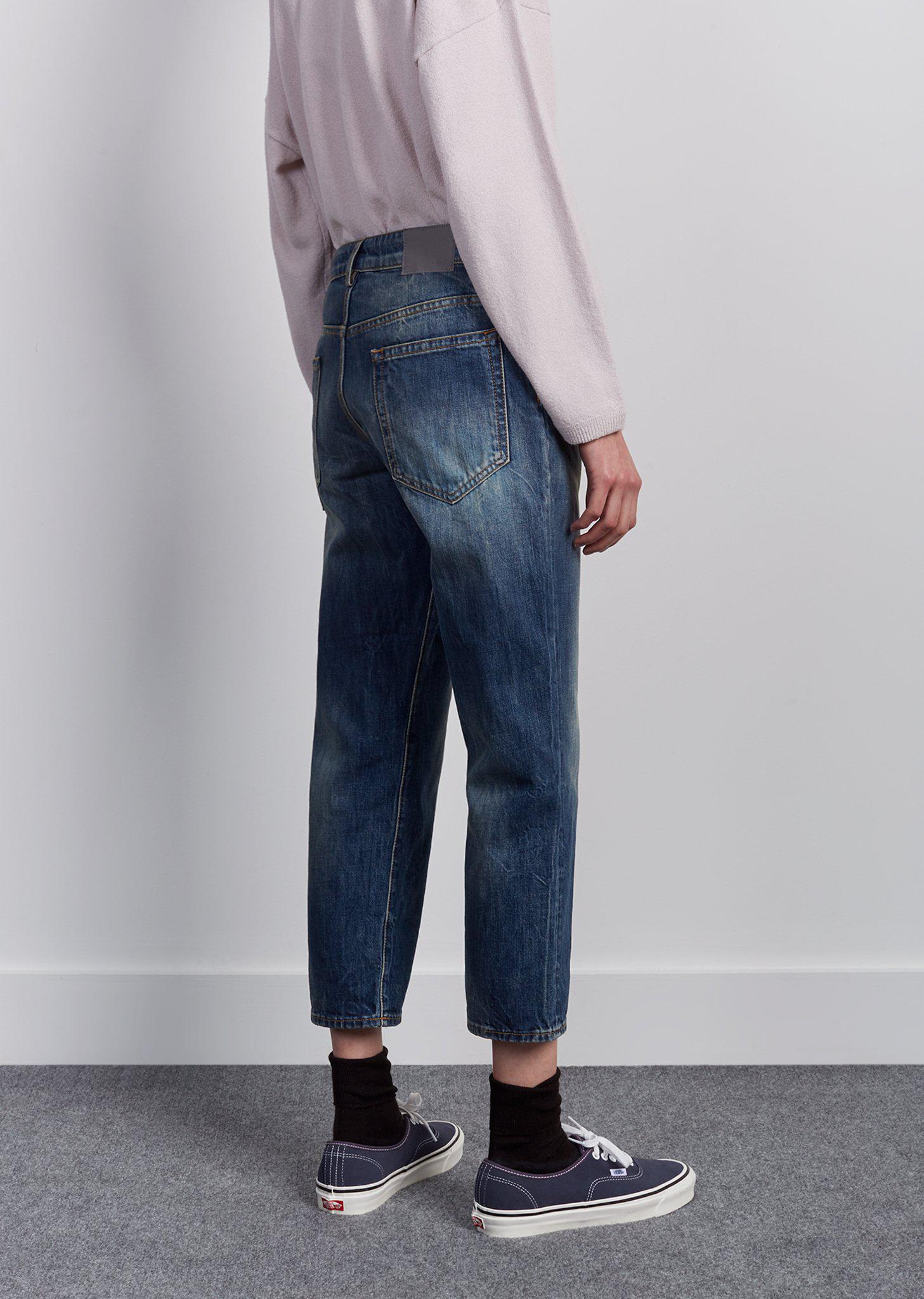 6397 Cotton Shorty Jean In Blue Lyst 6397 Cotton Shorty Jean In Blue Lyst
