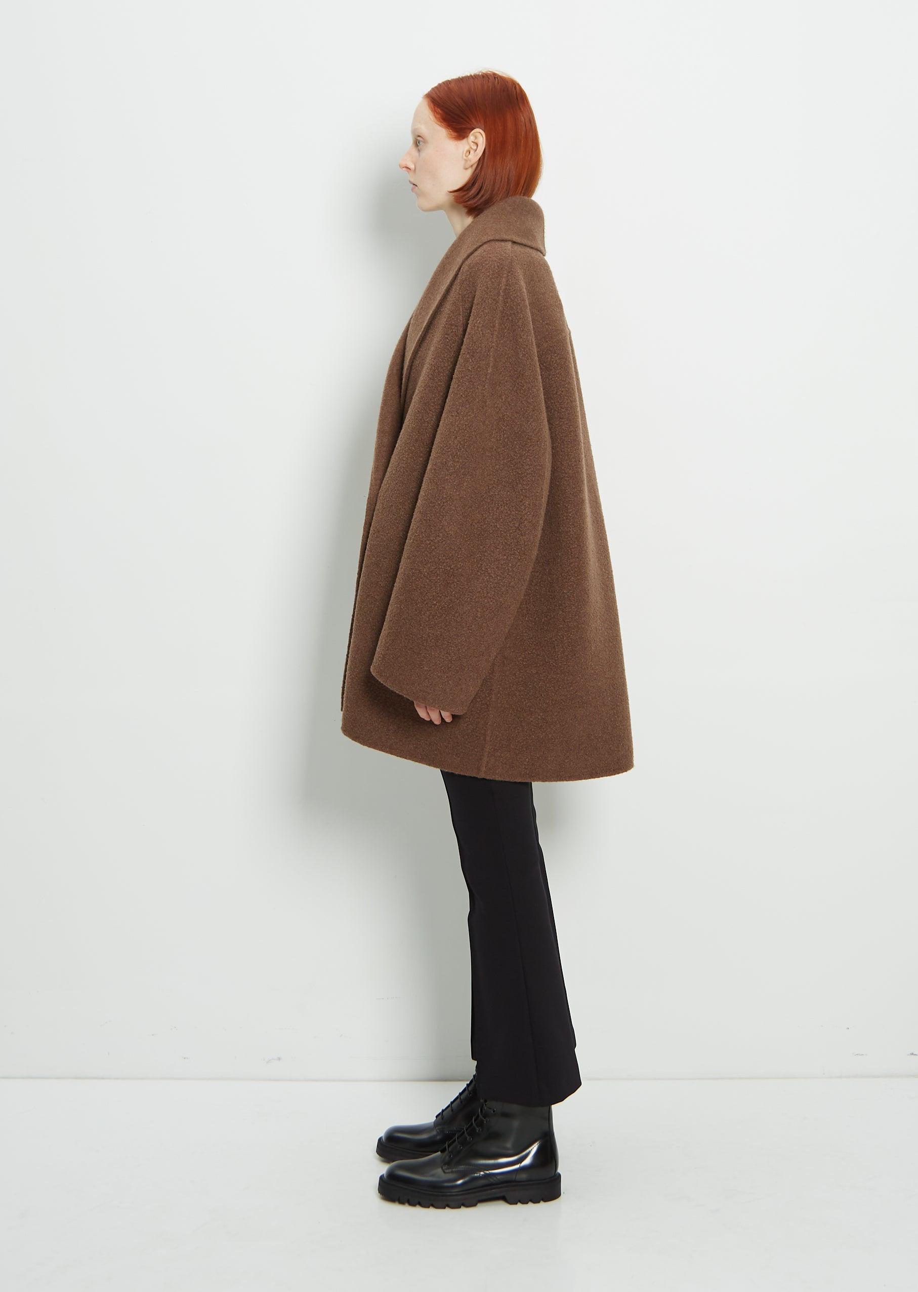 The Row Wool & Cashmere Polli Jacket in Brown | Lyst