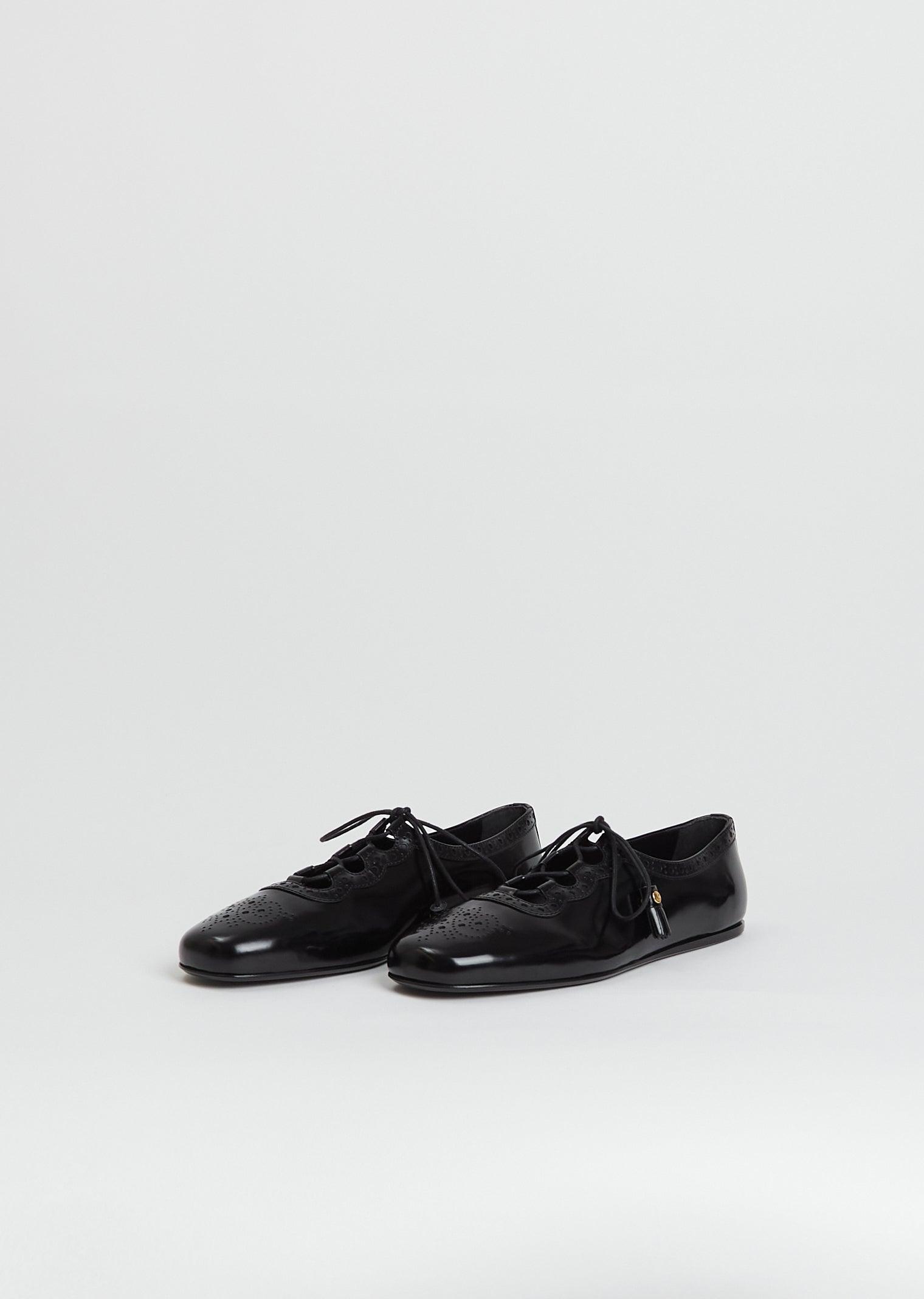 Churchs Polished Leather Moc Toe Flat Shoes - NWT Church main image 4
