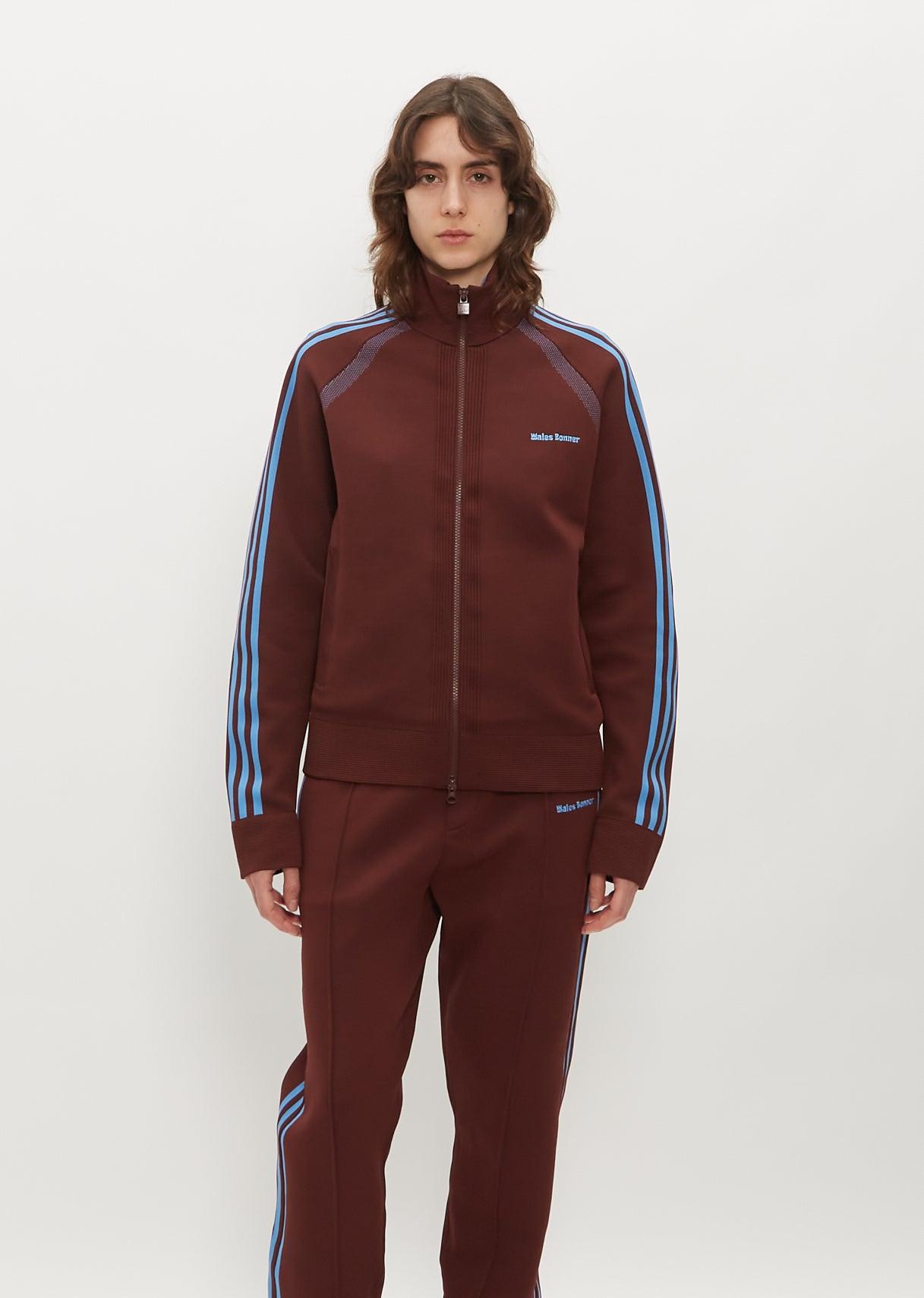 Adidas knitted hotsell track top