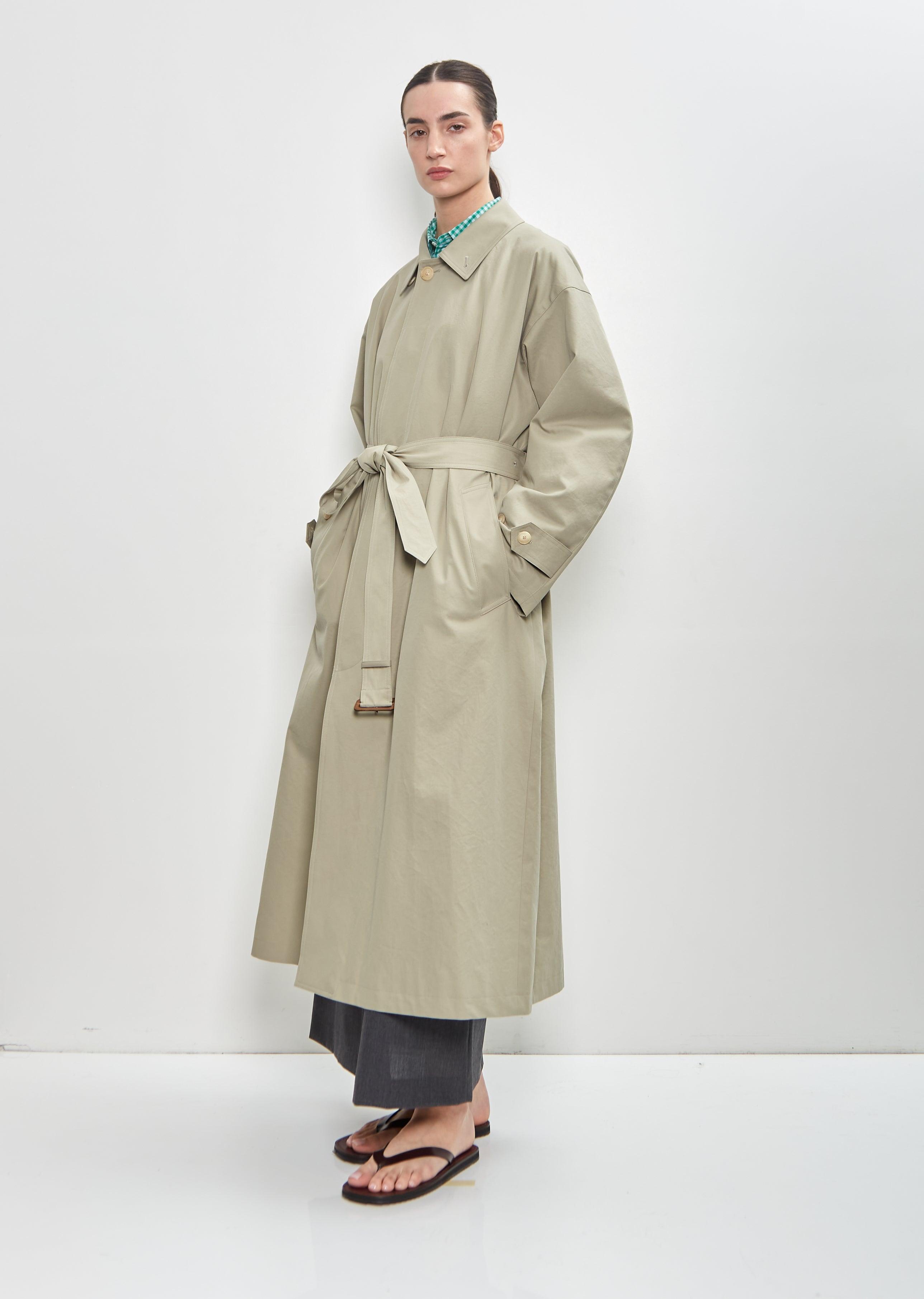 ジャケット・アウター auralee WASHED FINX COLLAR COAT Washed Finx Gabardine Soutien Collar Coat – La Garçonne