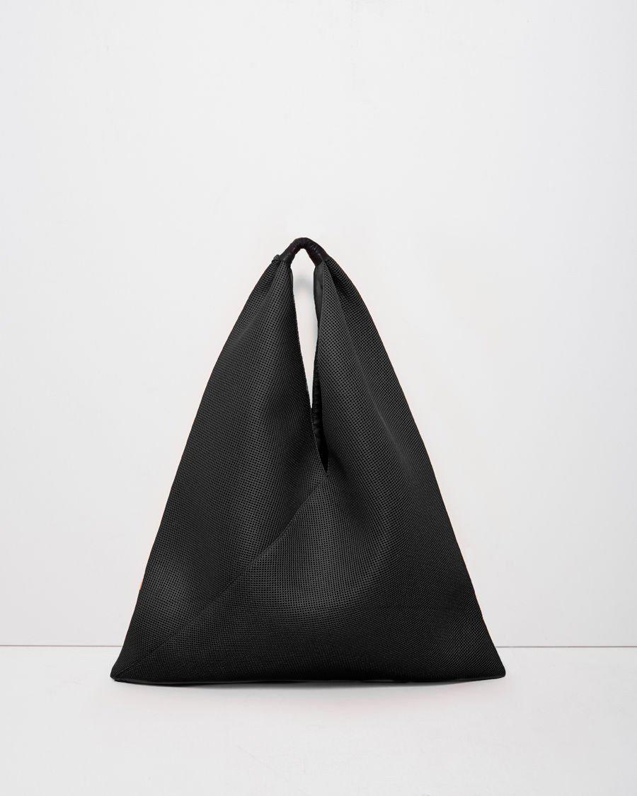 MM6 by Maison Martin Margiela Triangle Mesh Tote in Black | Lyst