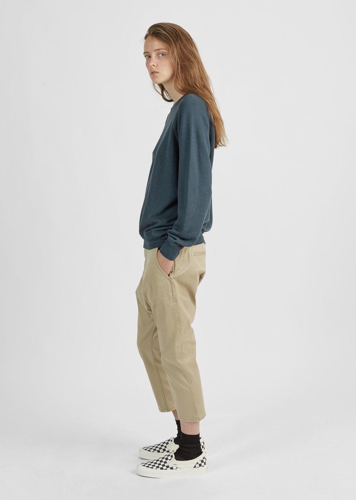 R13 Cotton Drop Crotch Chino Pants in 