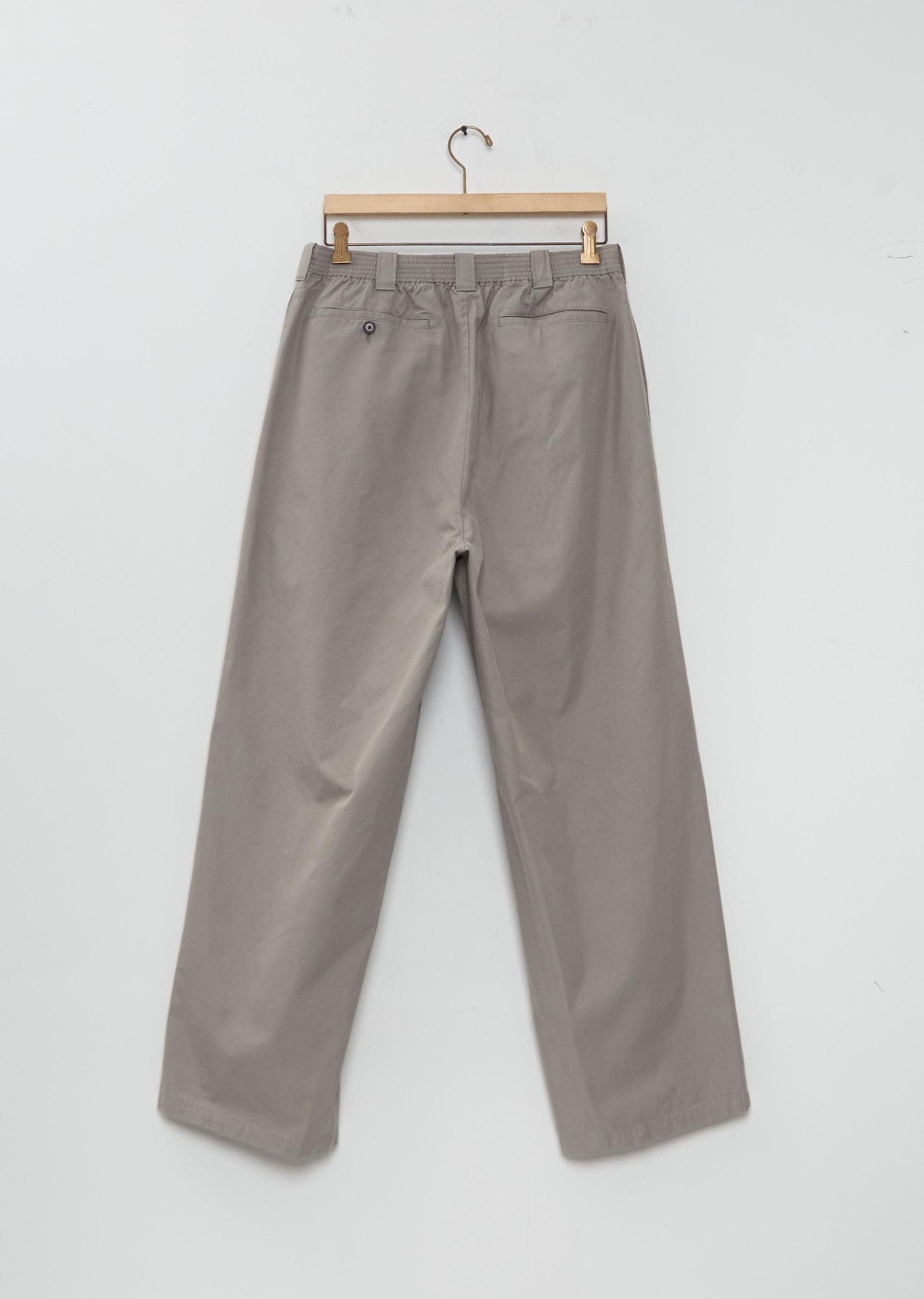 ＜A.PRESSE＞Silk Cotton Chino WideTrousers A.PRESSE Silk Cotton Chino Wide Trousers in White | Lyst UK