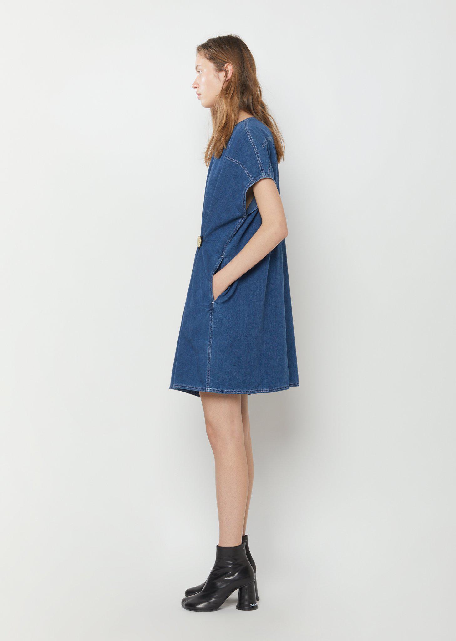 80s denim dress