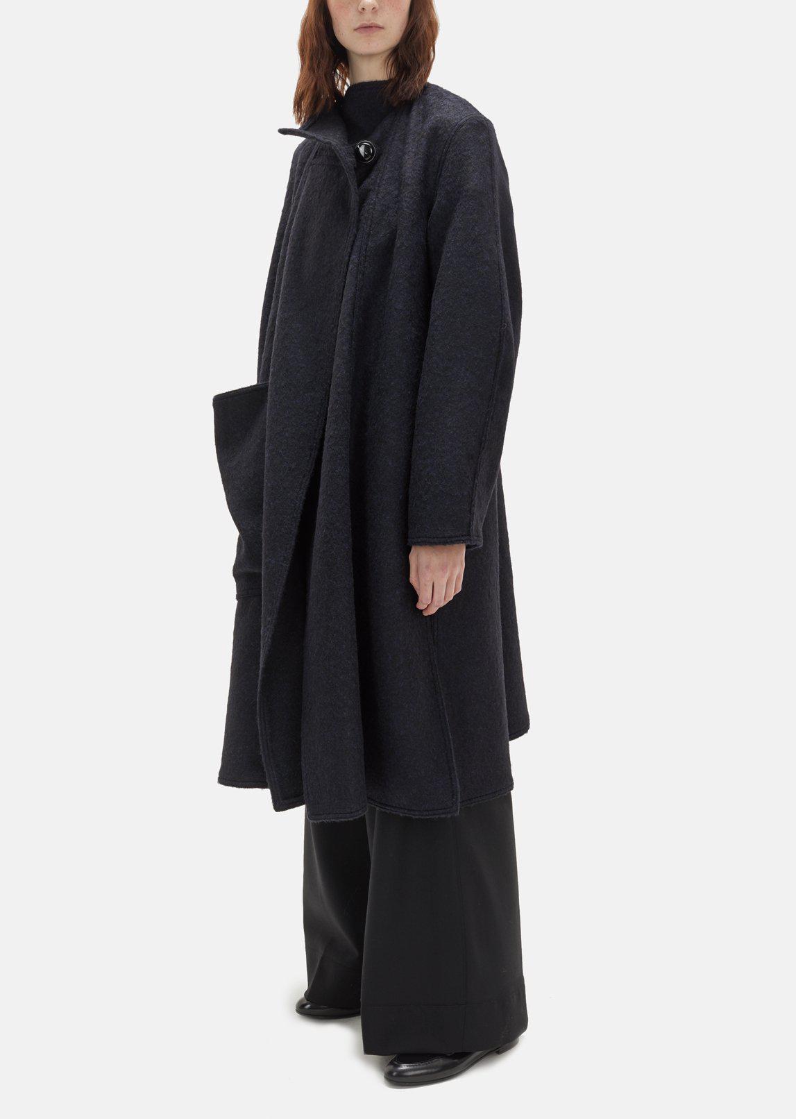 lemaire wrapover coat