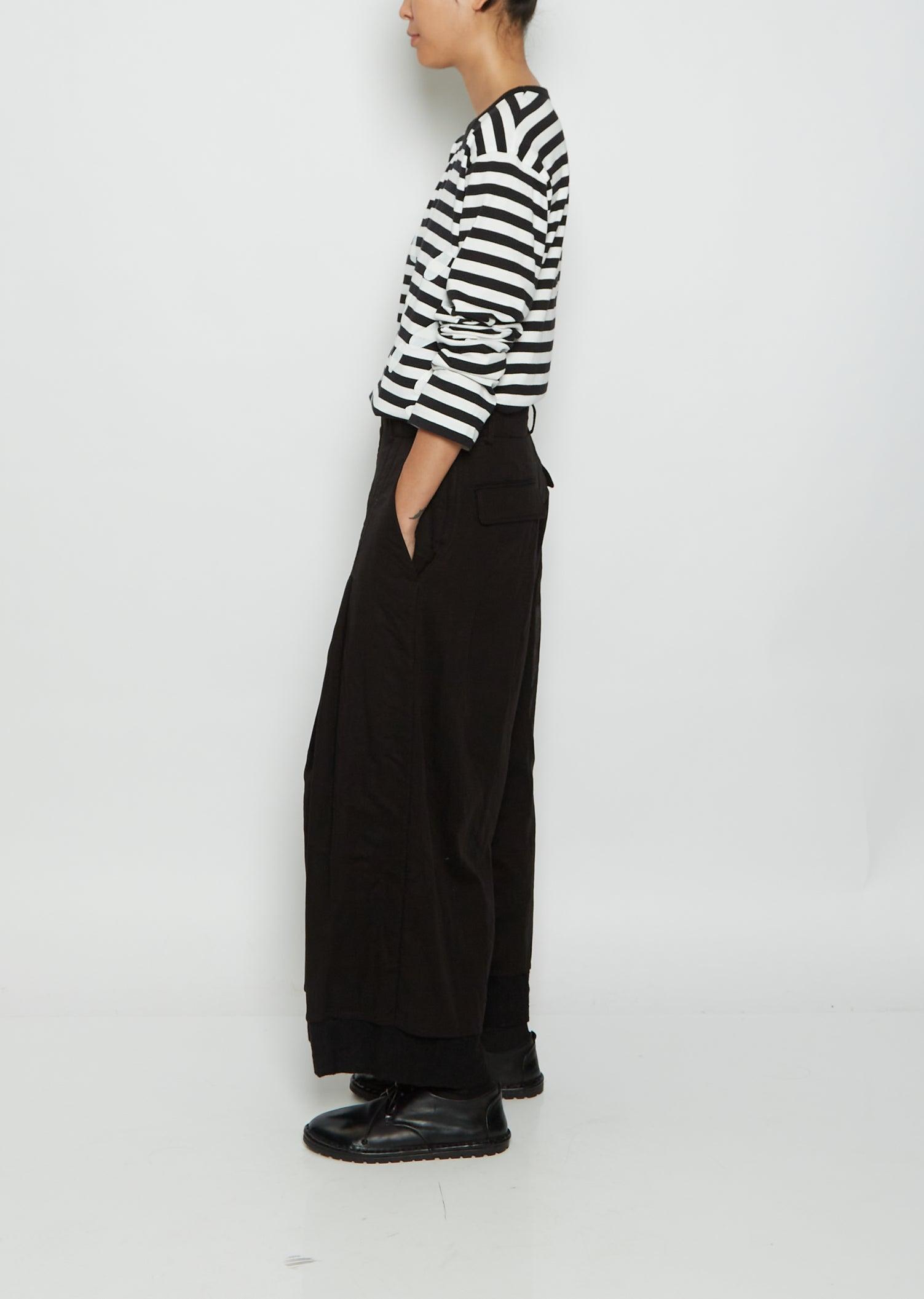 極美品】ヨウジヤマモト 23SS U-RANDOM TUCK PANTS | labiela.com