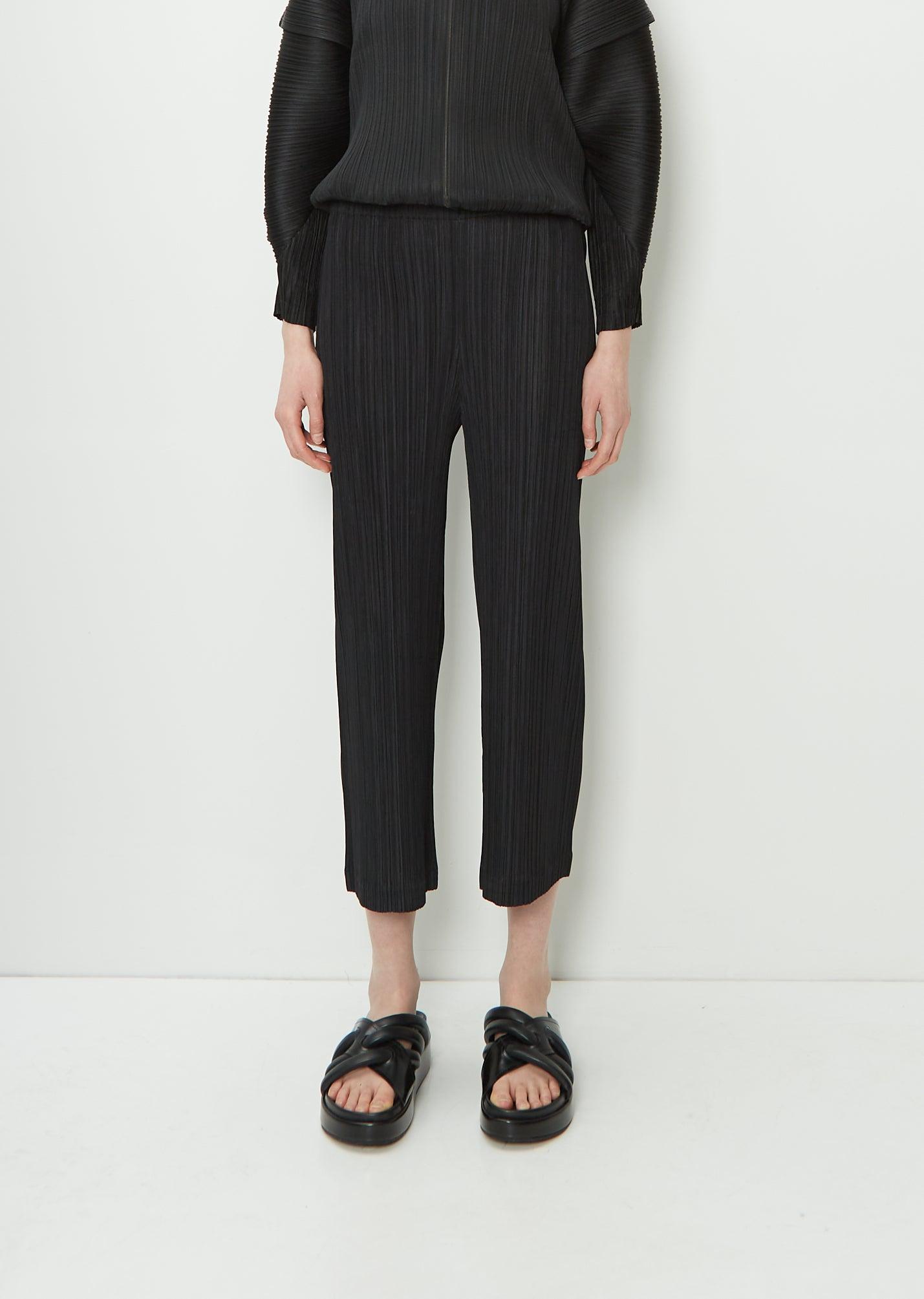 Pleats Please Issey Miyake Thicker Bottom Pleated Pant in Black | Lyst