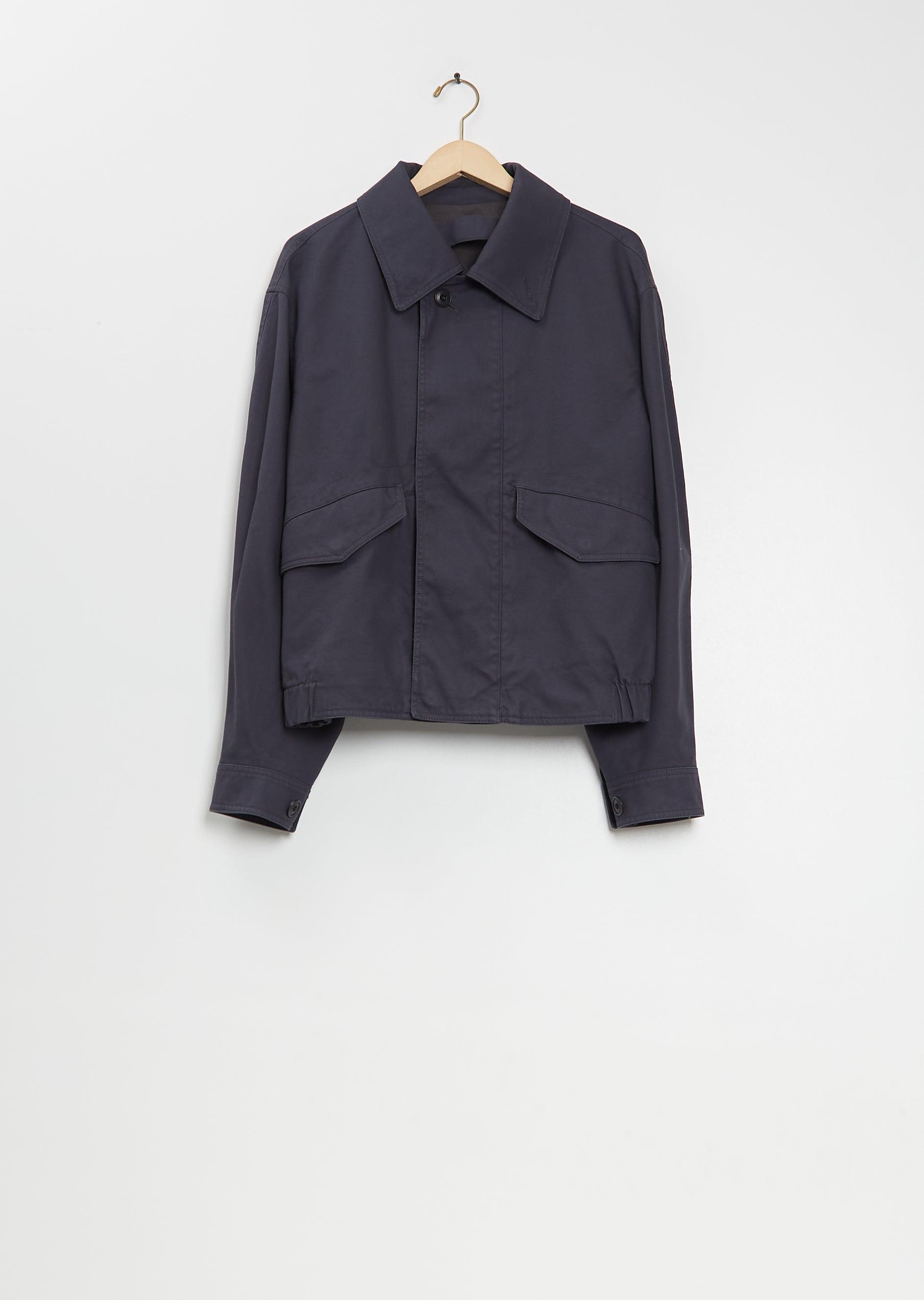 Lemaire Boxy Cotton Blouson in Blue | Lyst