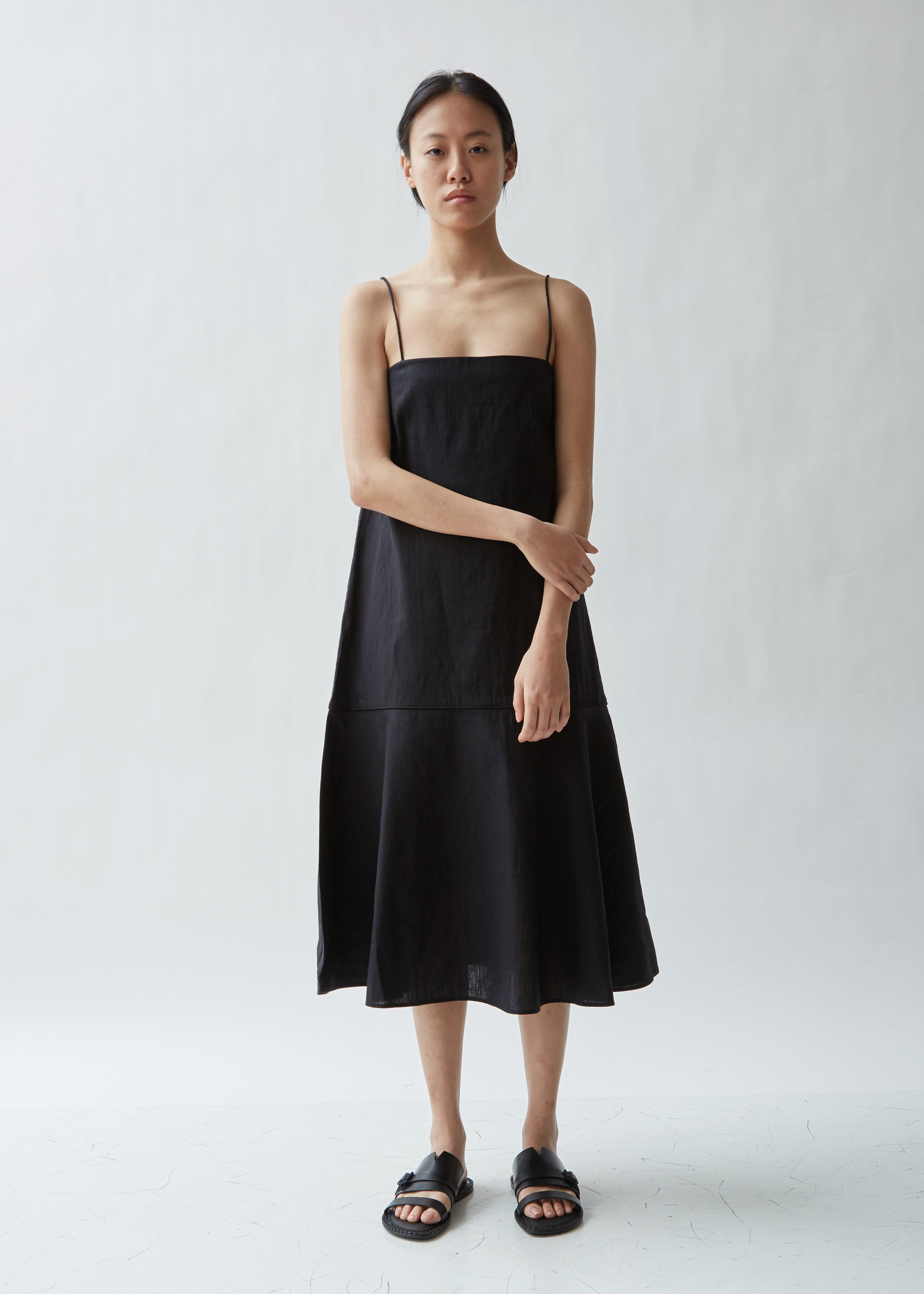 toteme stretch linen dress