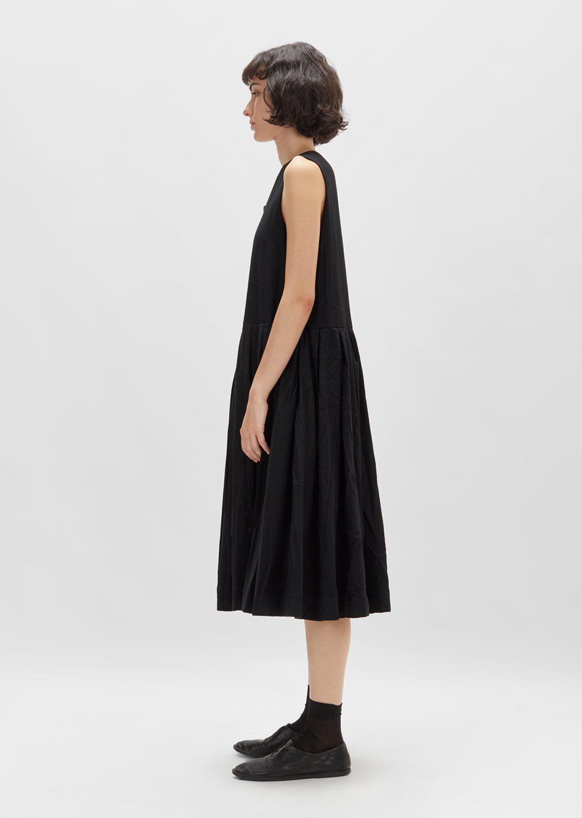 Casey Casey Wool Tig Dress in Black Lyst