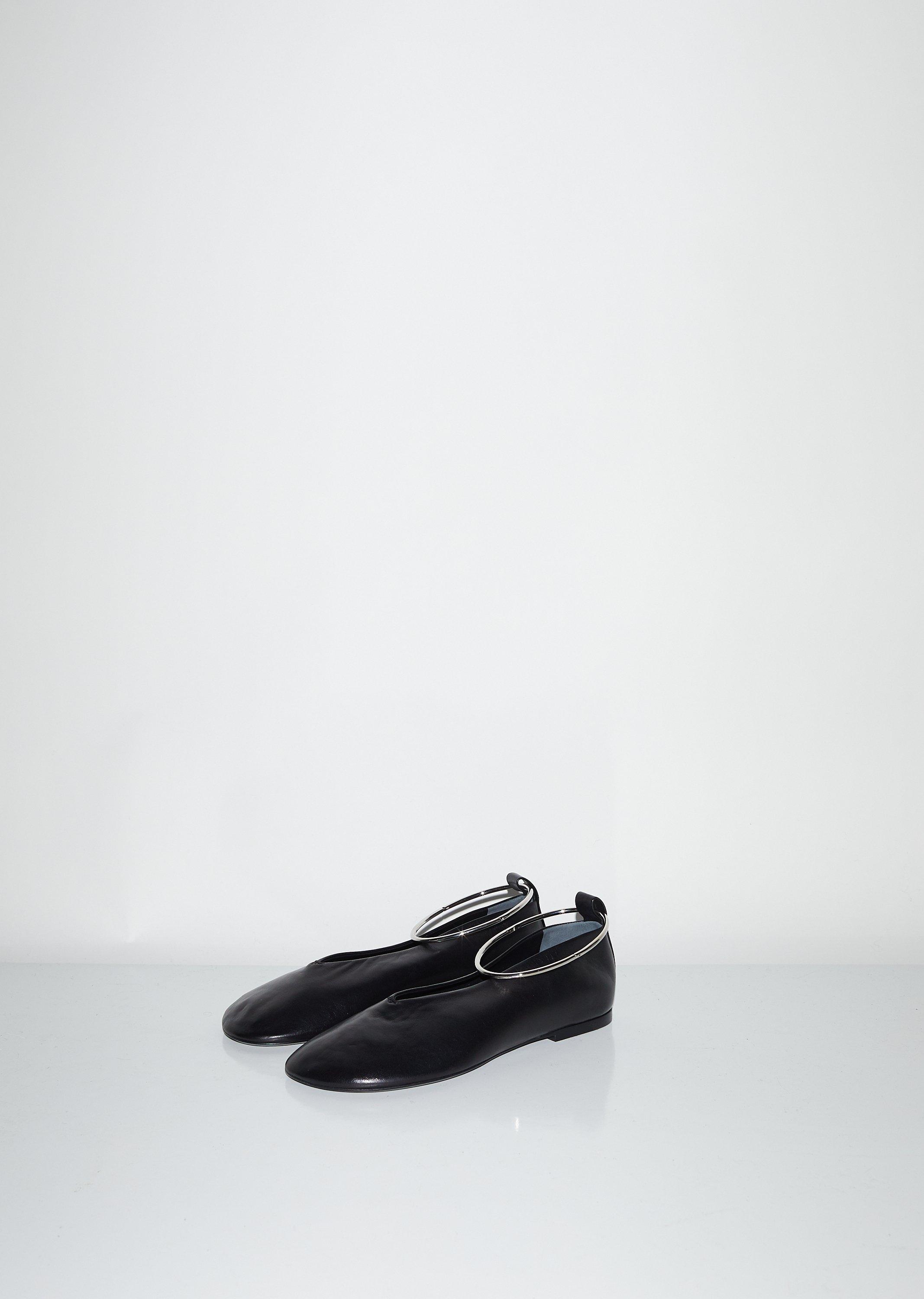 Jil Sander Ballerina in Black | Lyst